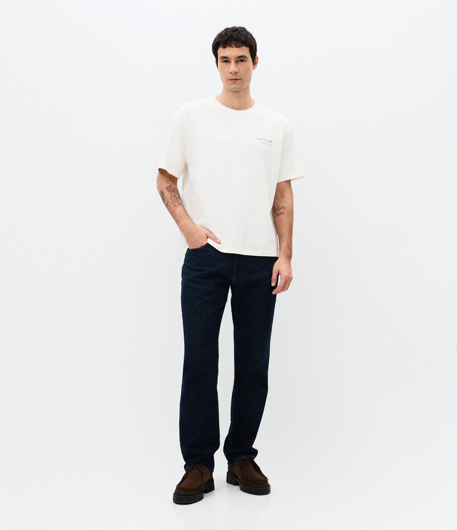 Camiseta Boxy Van Gogh Branco 2