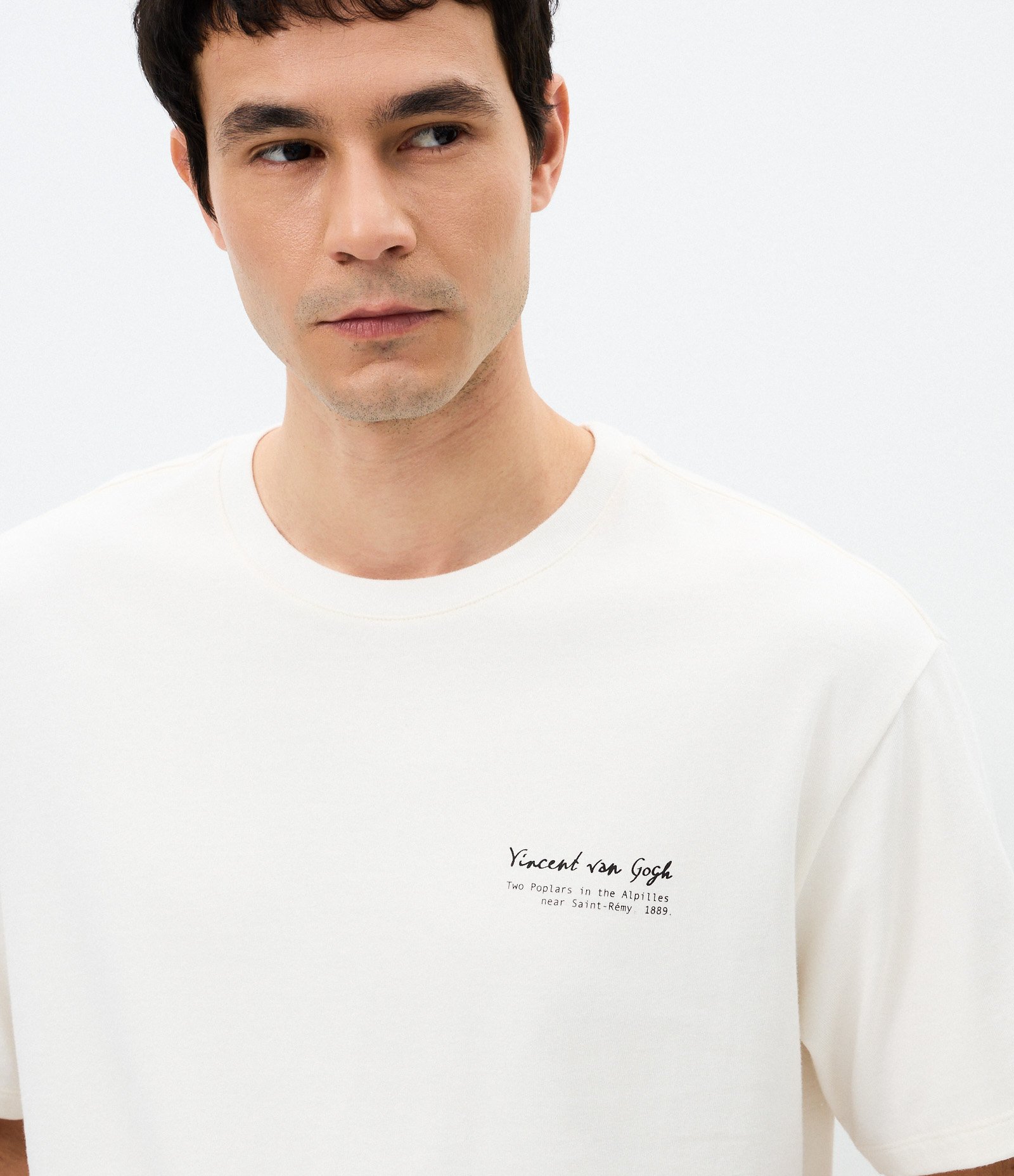 Camiseta Boxy Van Gogh Branco 3