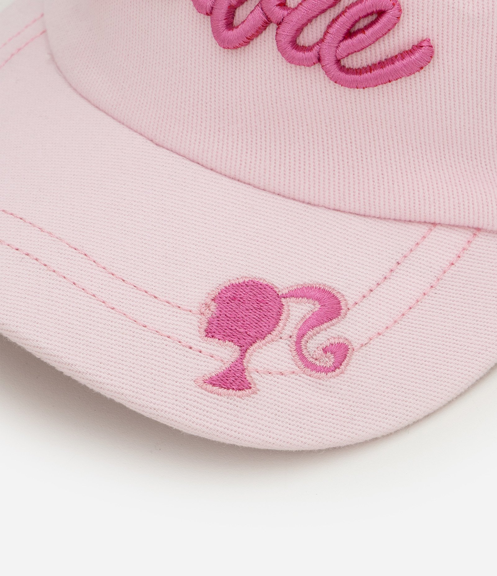 Boné Infantil em Sarja com Bordado Barbie – Tam U Rosa Claro 5