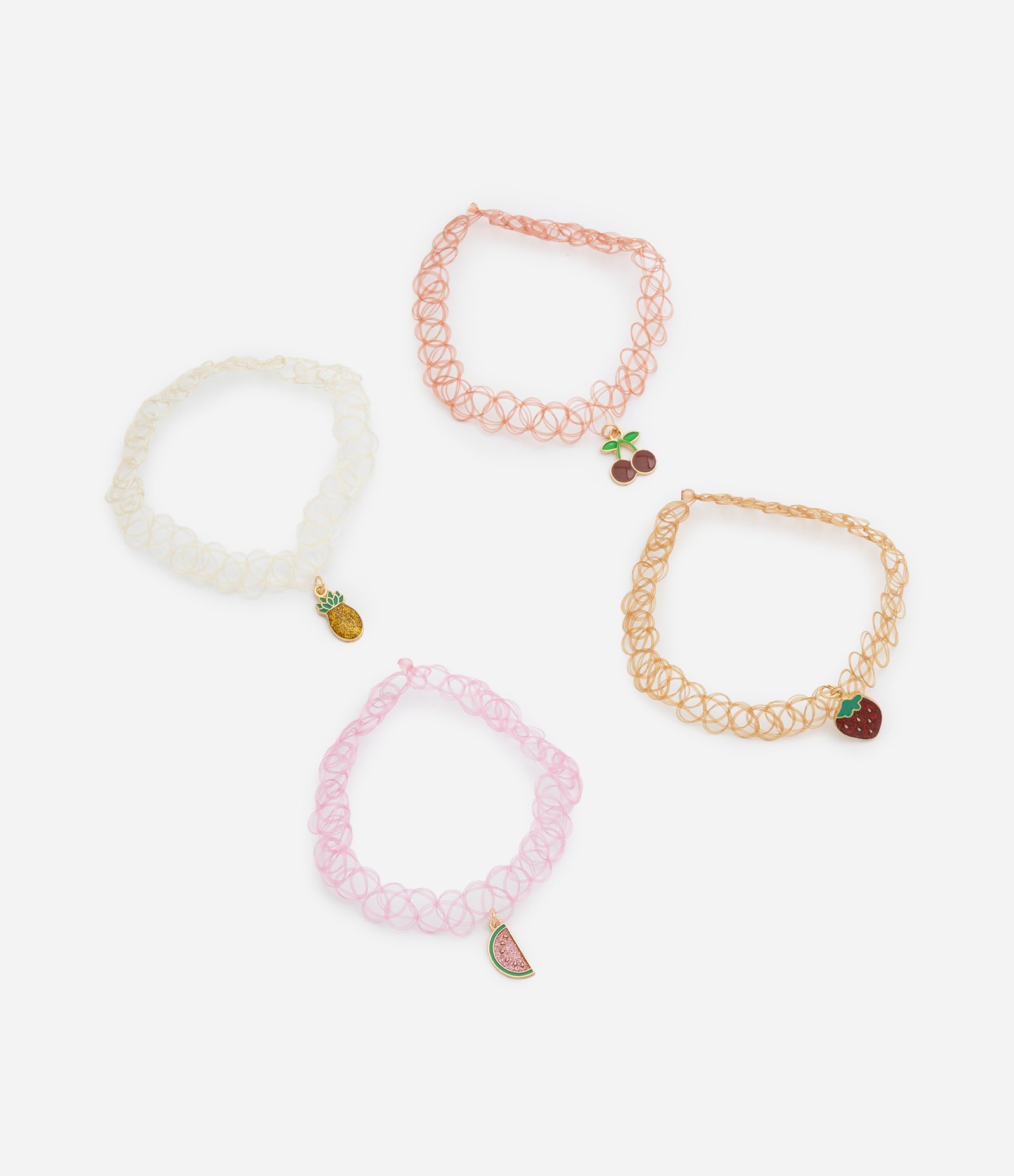 Kit Colar Infantil Gargantilha com Frutas - Tam U Sortido 1