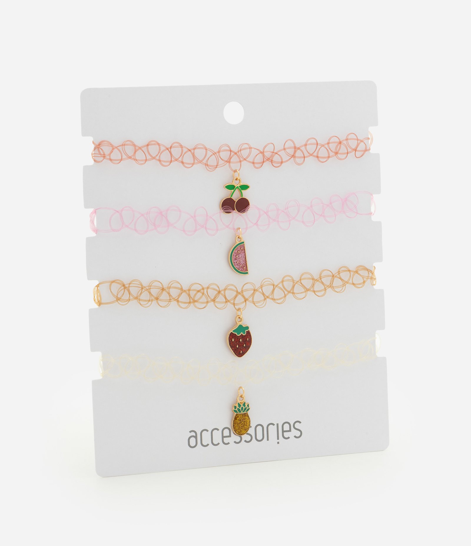 Kit Colar Infantil Gargantilha com Frutas - Tam U Sortido 3