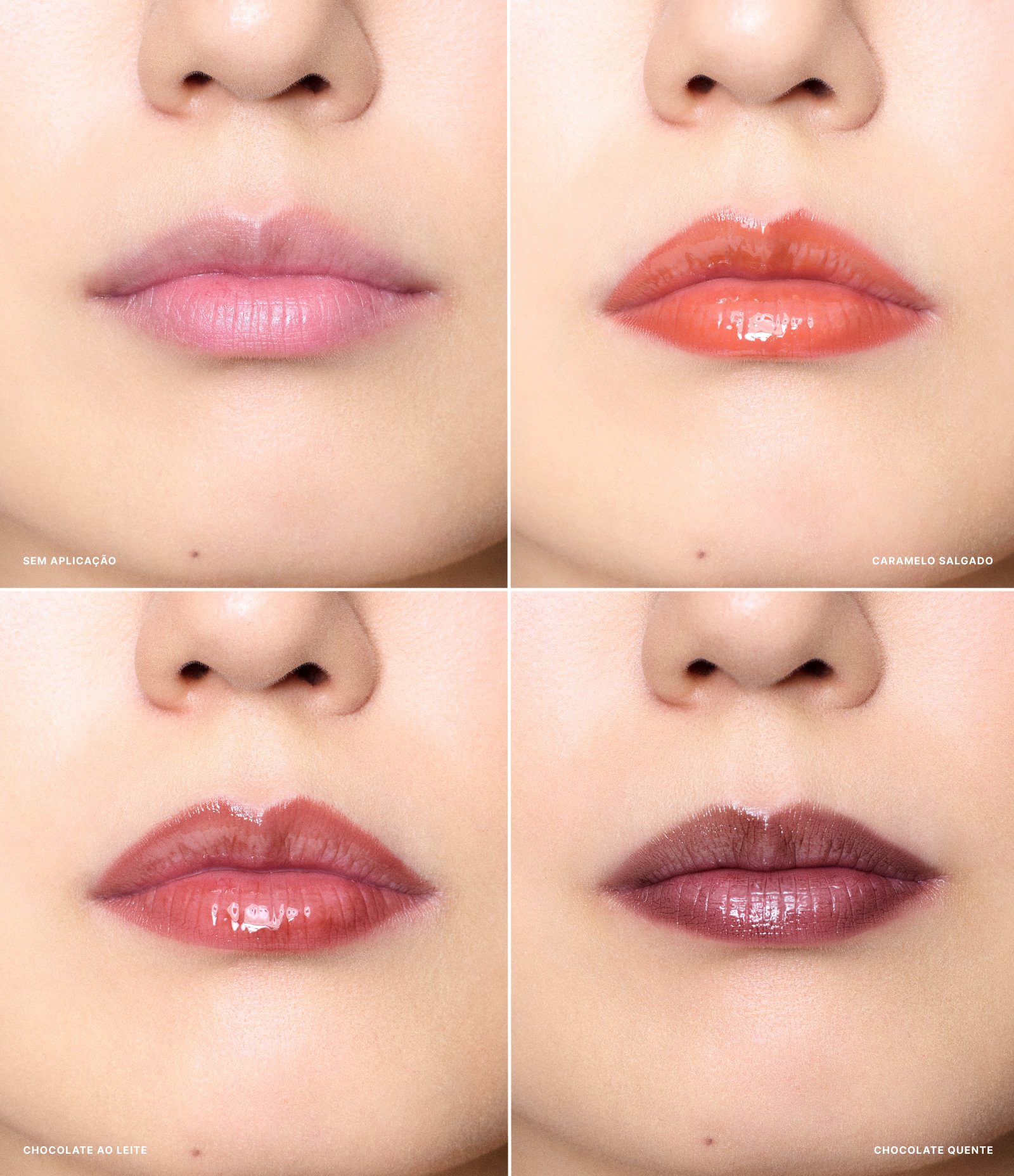 Gloss Labial Hidra Choco Boca Rosa Chocolate 5
