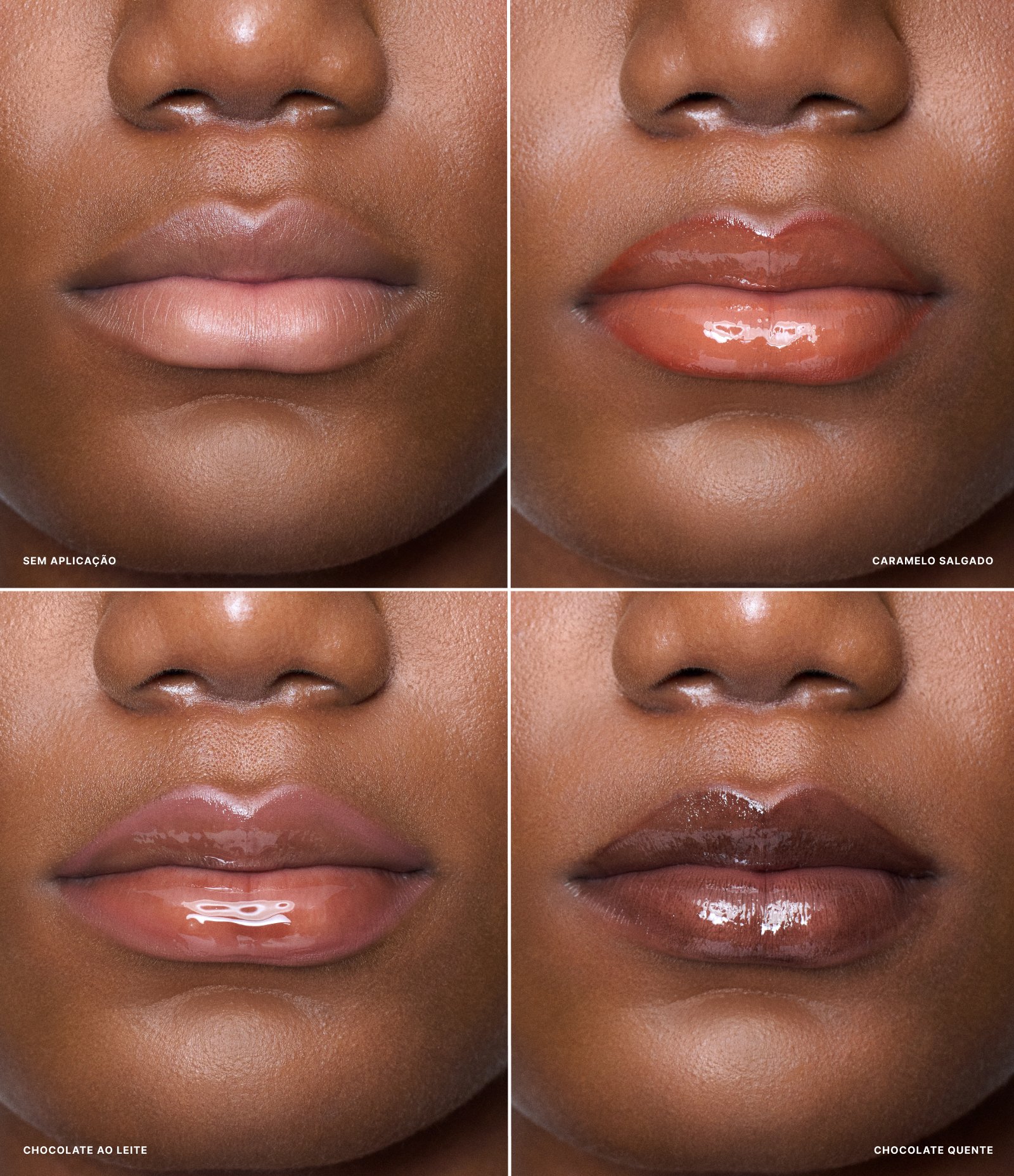 Gloss Labial Hidra Choco Boca Rosa Chocolate 6