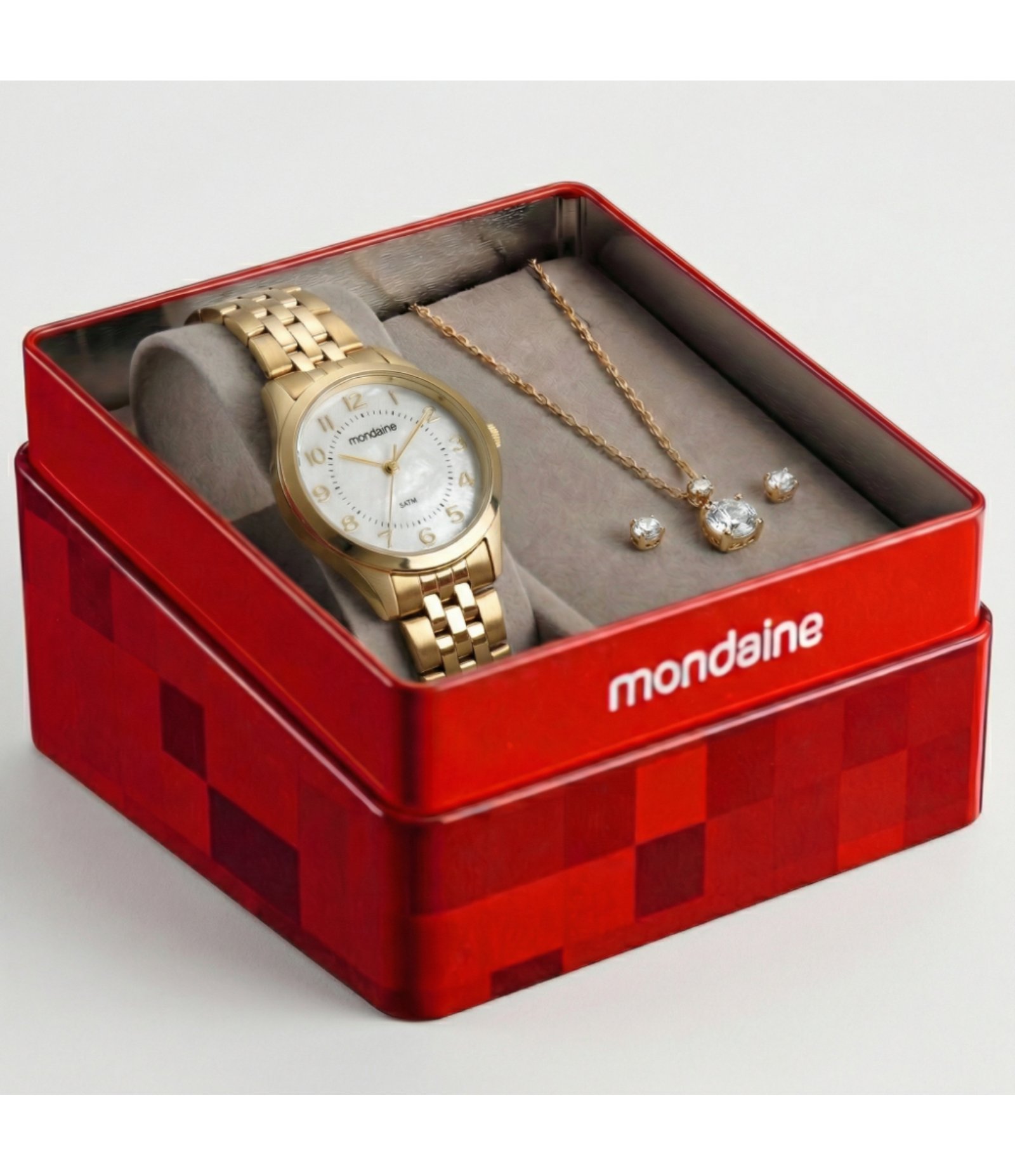 Relógio Analógico Mondaine em Aço 99919LPMKDE1K1 Dourado 4