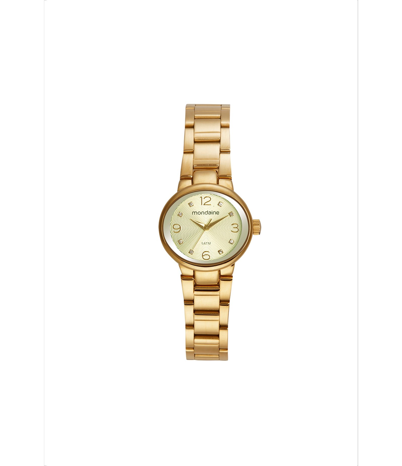 Relógio Analógico Mondaine em Aço 32770LPMVDE1KA Dourado 1