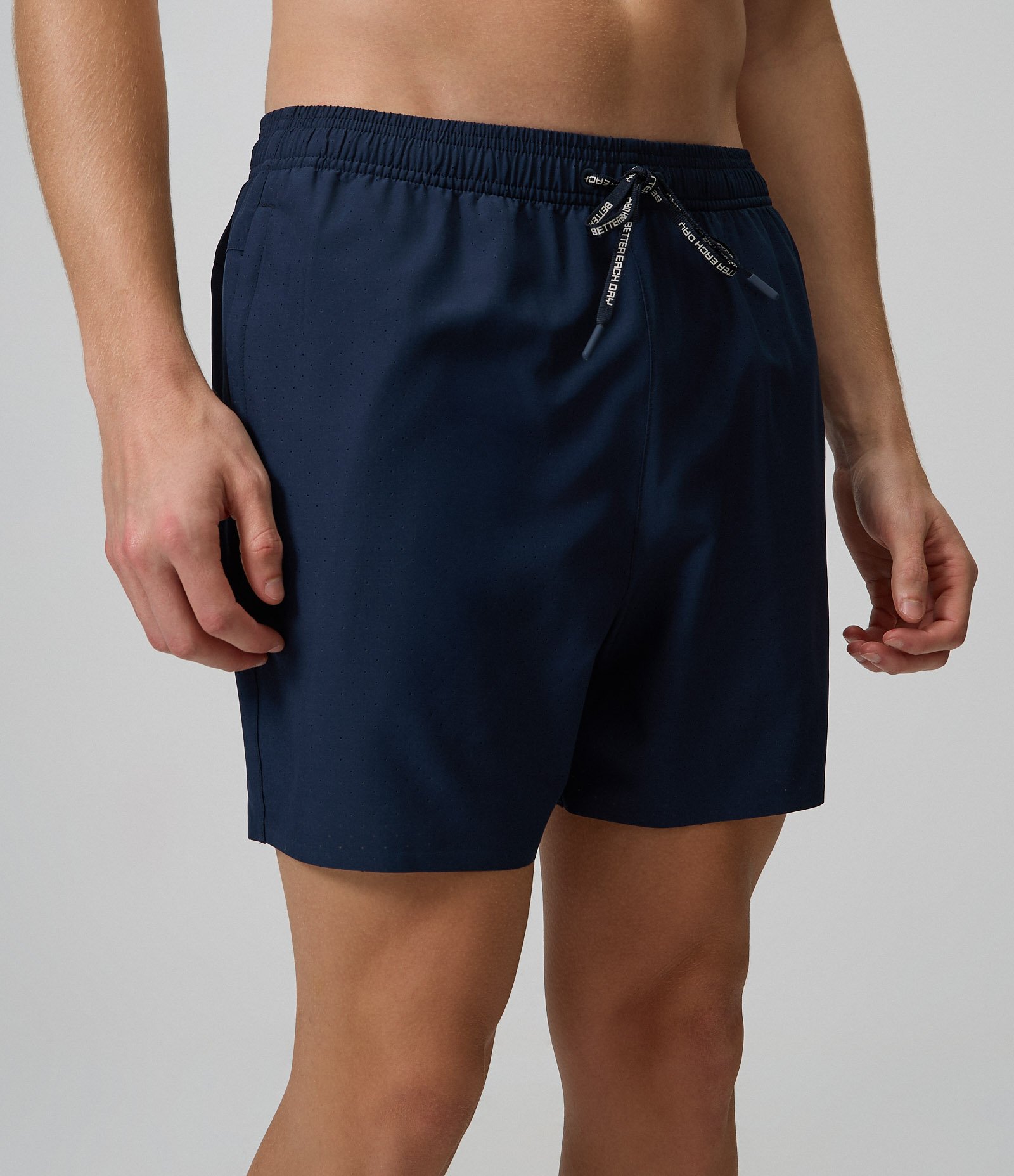 Bermuda Esportiva com Cós Ajustável Azul 2