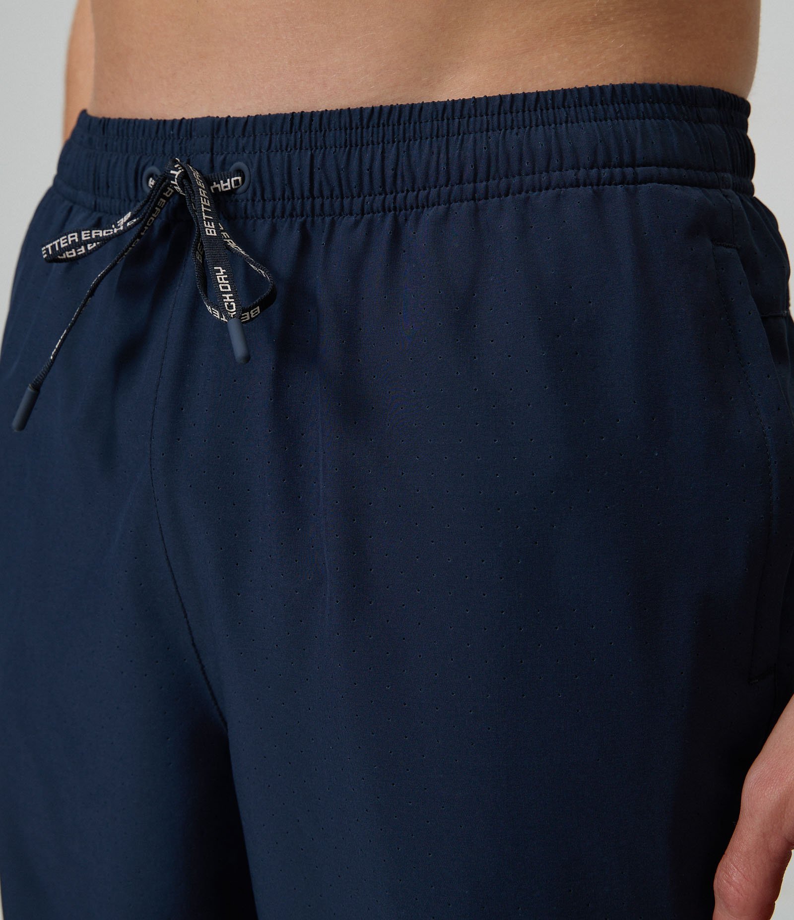 Bermuda Esportiva com Cós Ajustável Azul 4