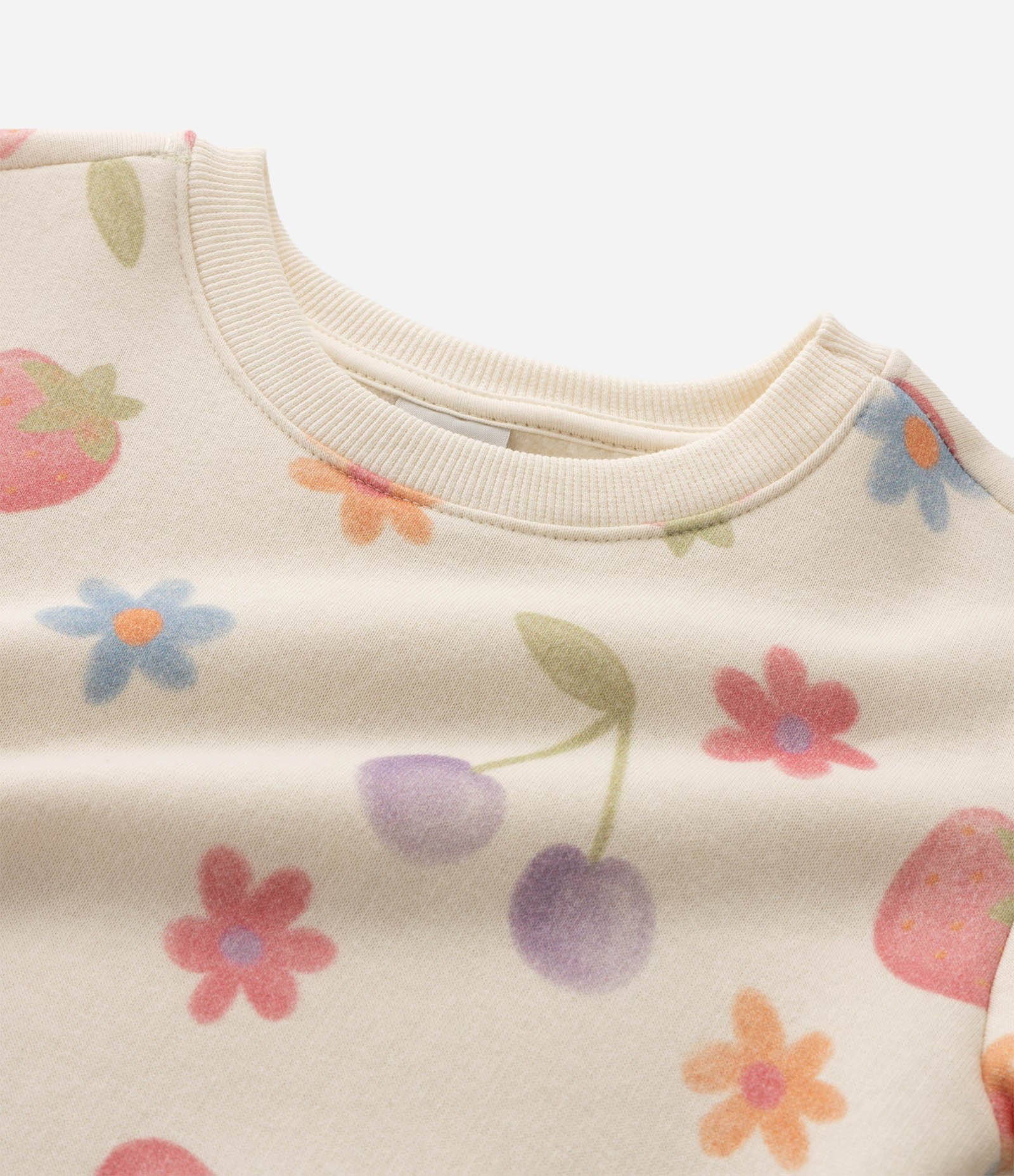 Conjunto Moletom Comfort com Calça Flare Infantil - Tam 1 a 6 Anos Bege 4