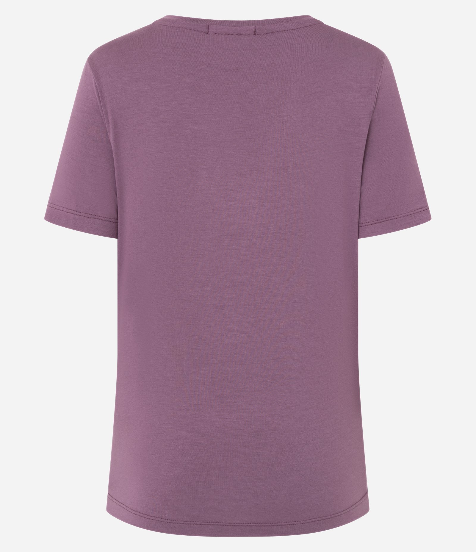 Blusa Básica em Viscose com Decote V Lilás 6
