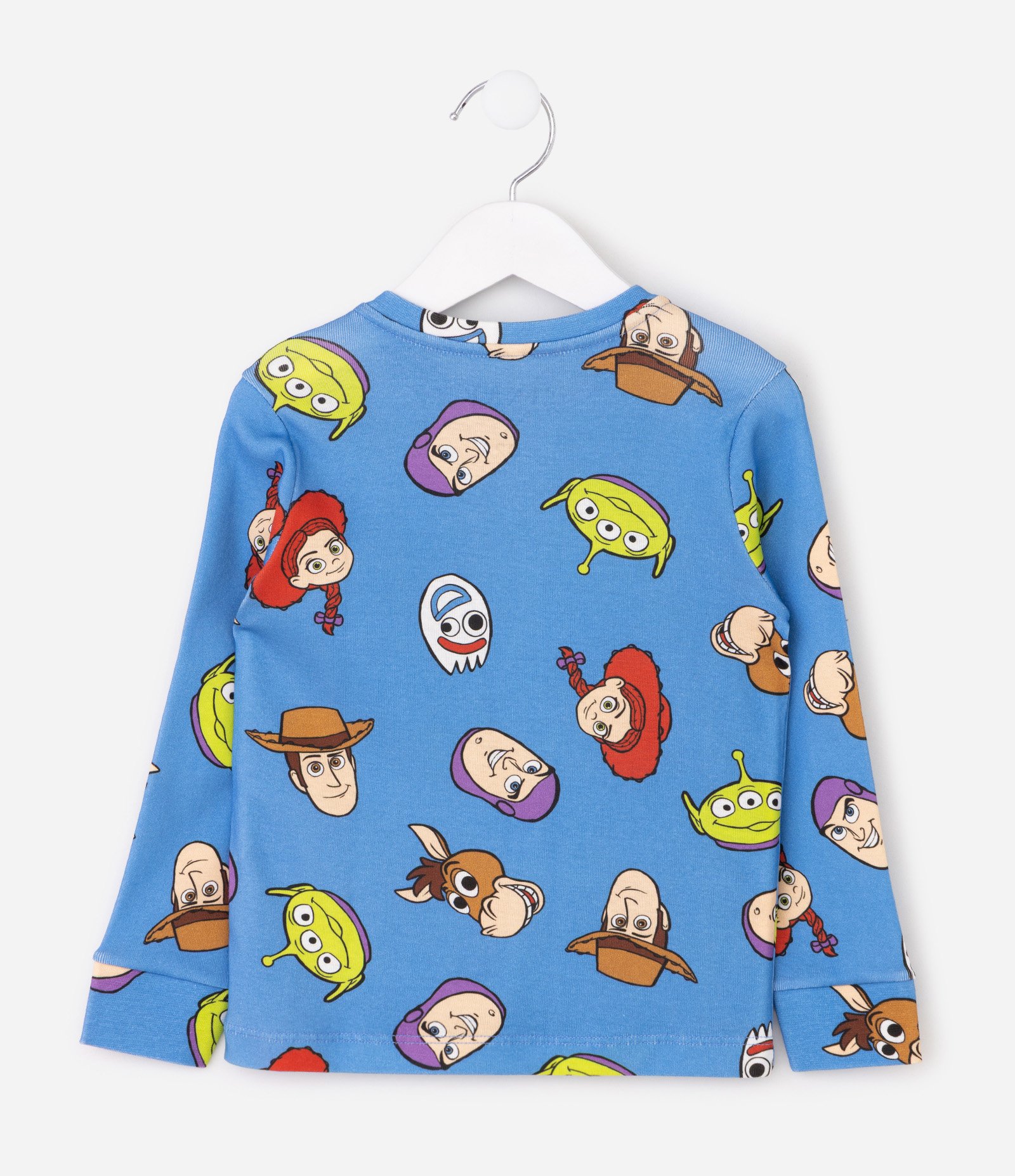 Pijama Infantil Longo em Ribana Estampa Toy Story - Tam 2 a 8 anos Azul 3