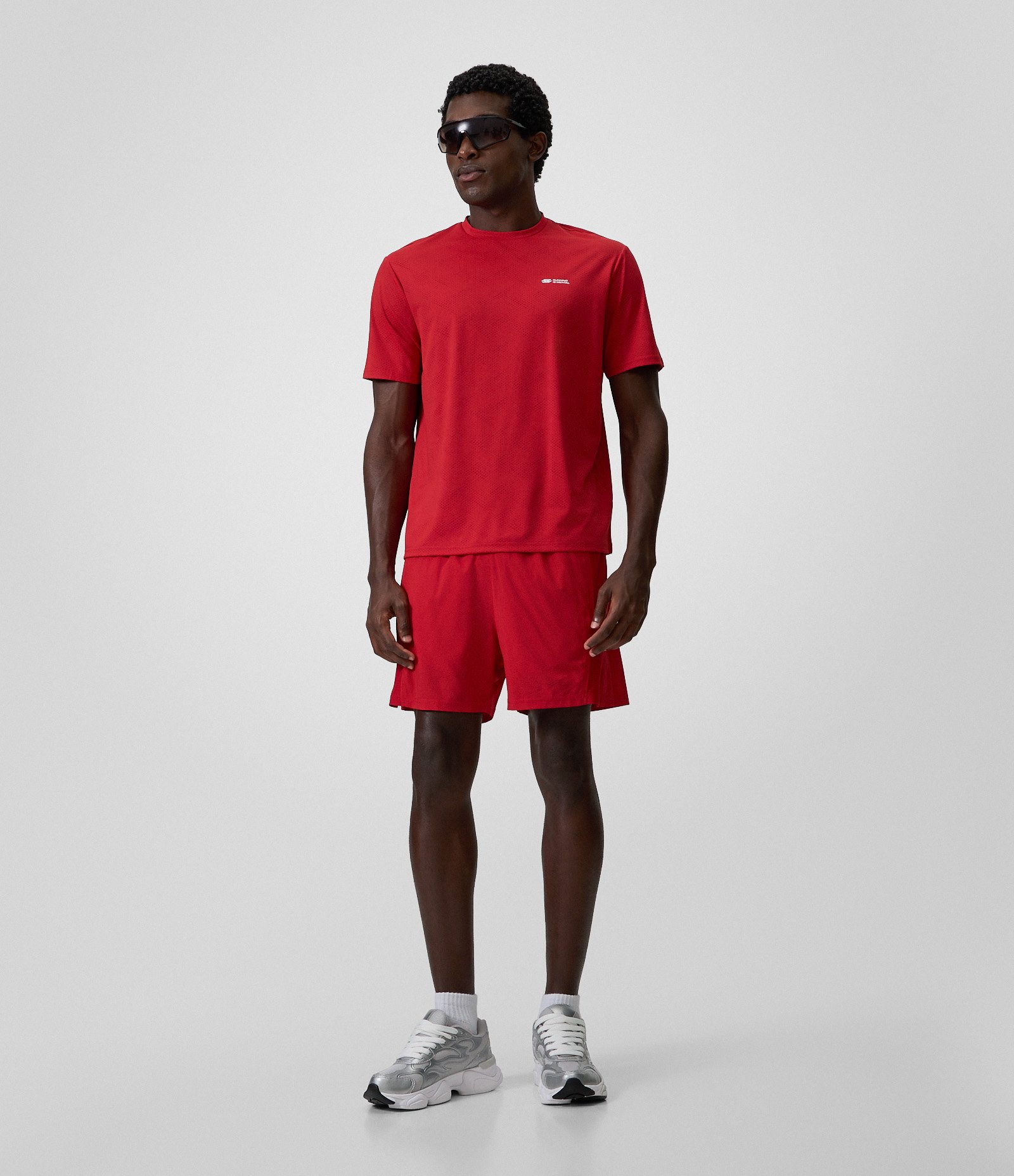 Bermuda Esportiva Running Vermelho 1
