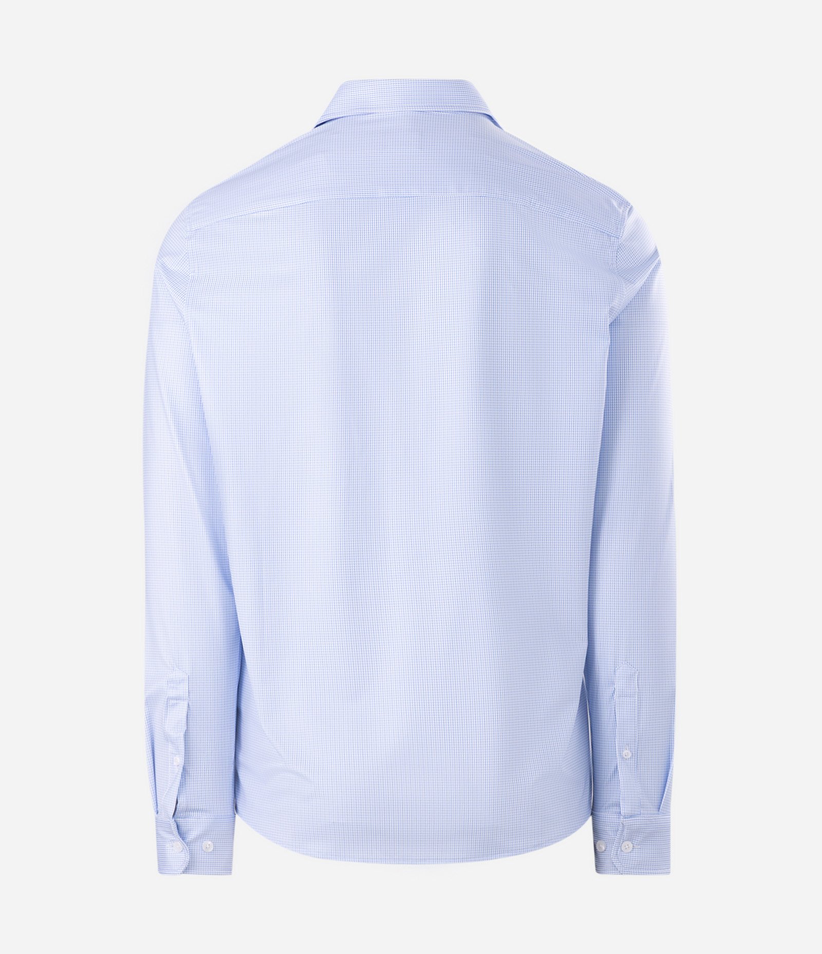Camisa Performance Xadrez em Poliamida com Toque Gelado Azul 6