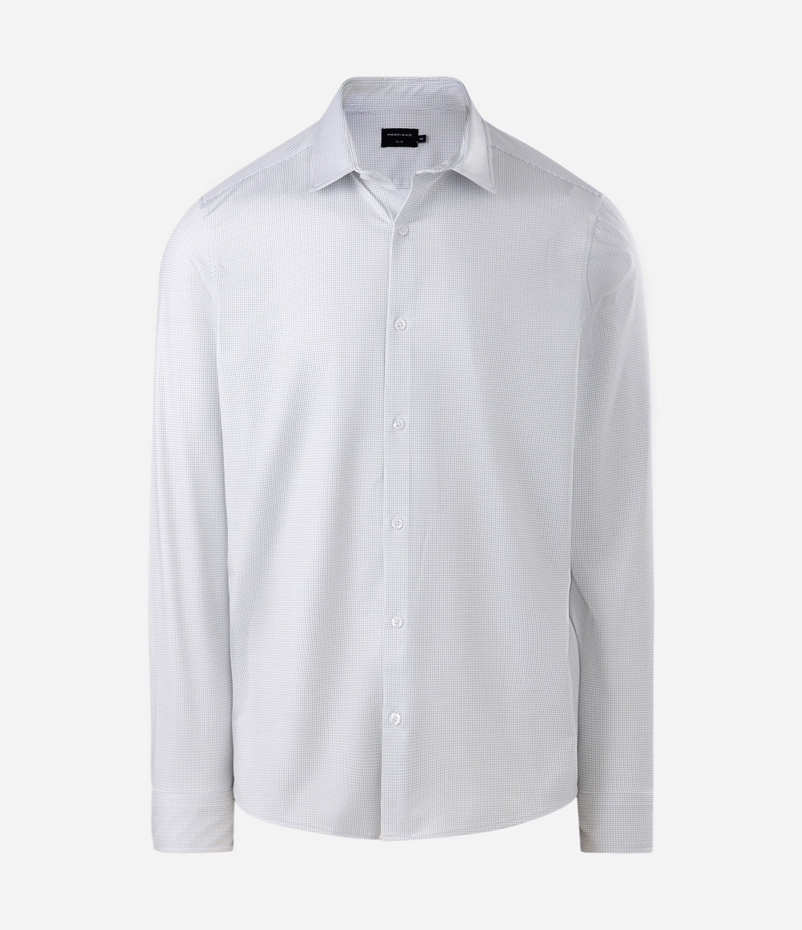 Camisa Performance Xadrez em Poliamida com Toque Gelado Verde Acinzentado 5
