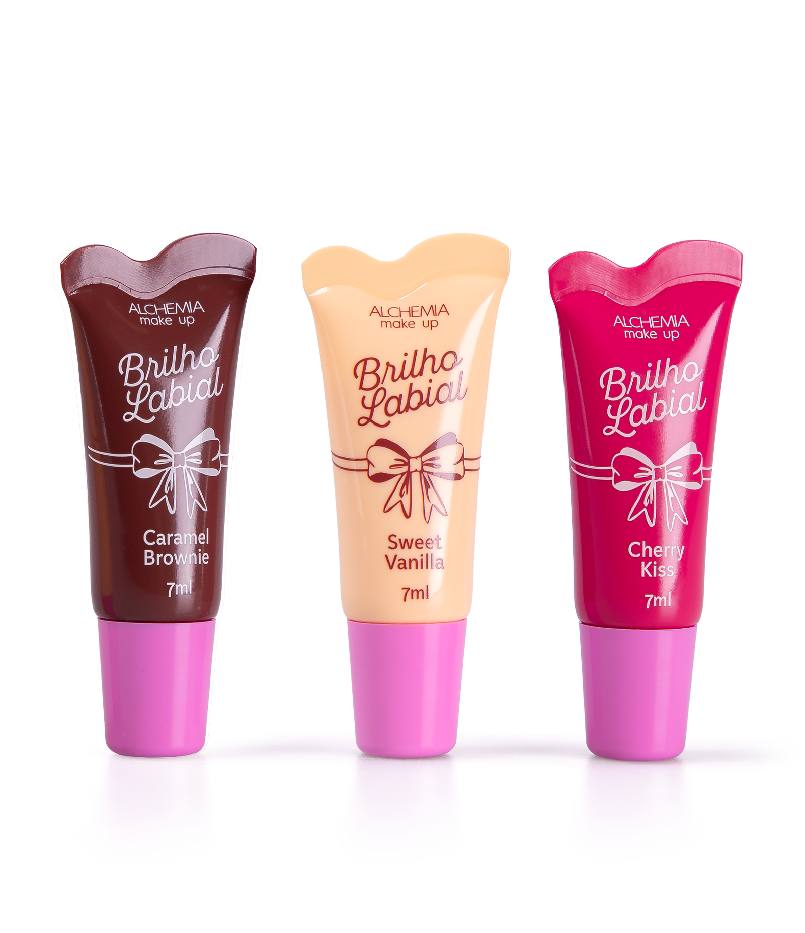 Trio de Lip Balms Make Up Sweet Heart Alchemia Chocolate Mordore 4
