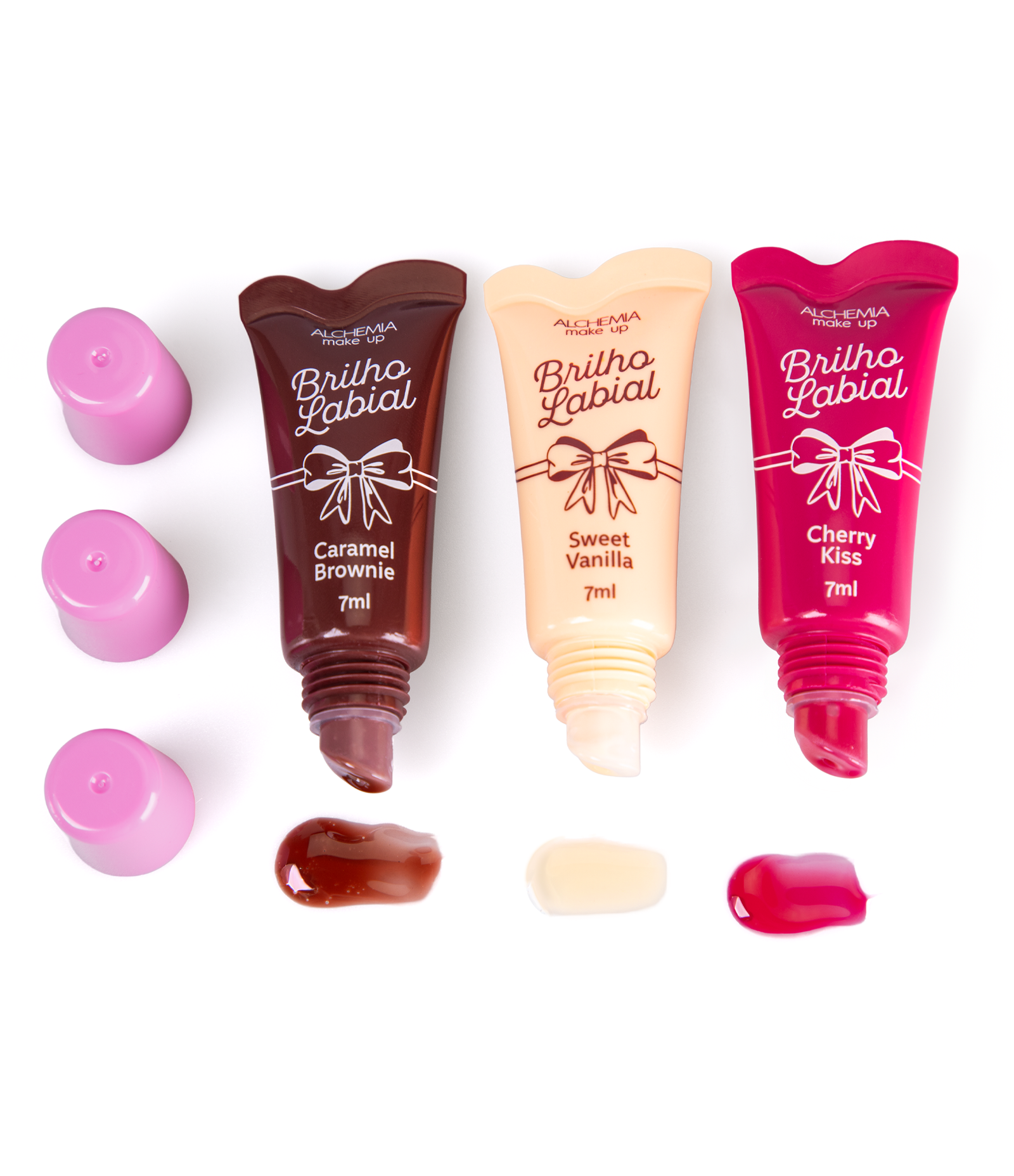 Trio de Lip Balms Make Up Sweet Heart Alchemia Chocolate Mordore 6
