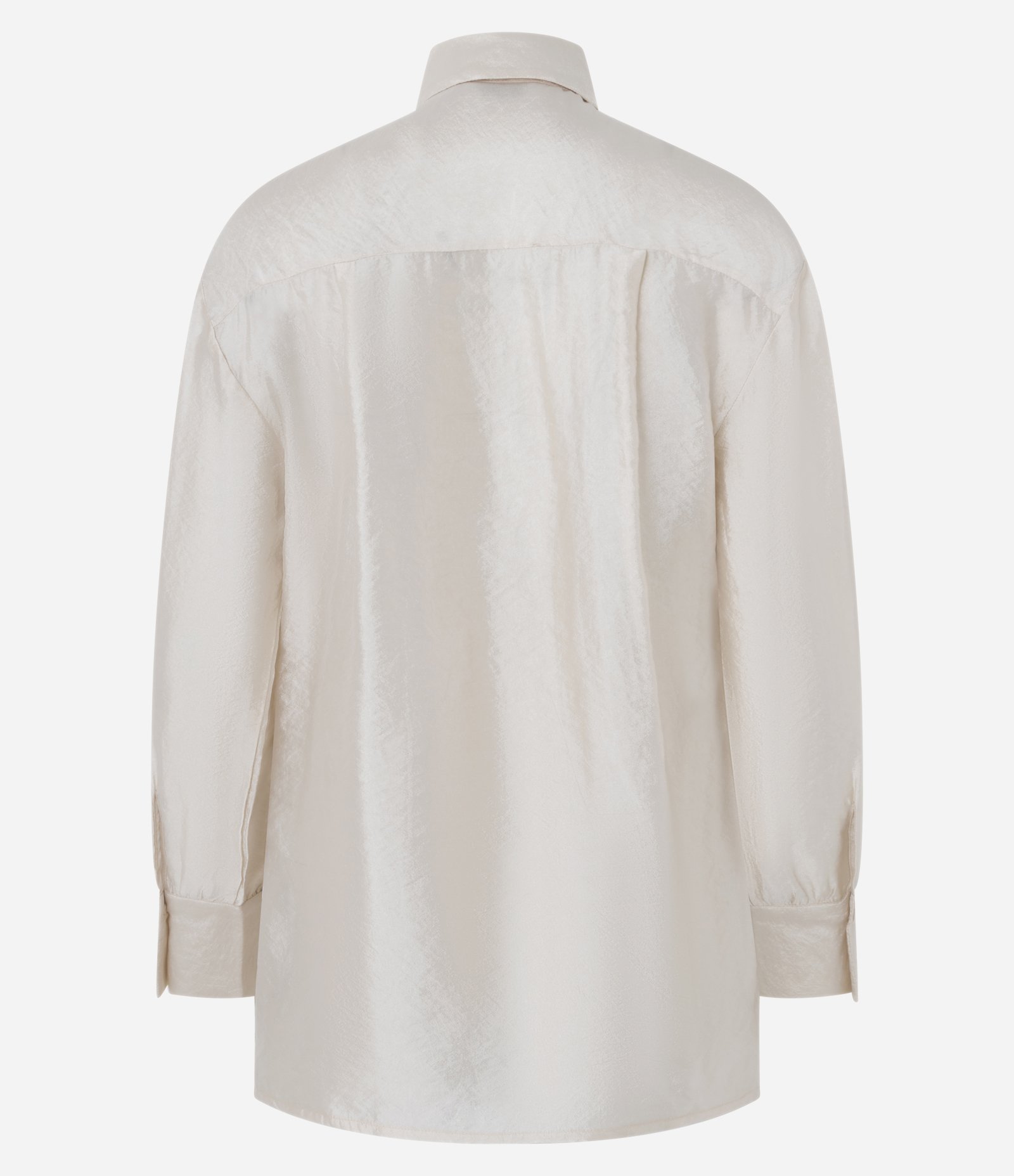 Camisa Oversized em Poliviscose com Colarinho Amarelo 6