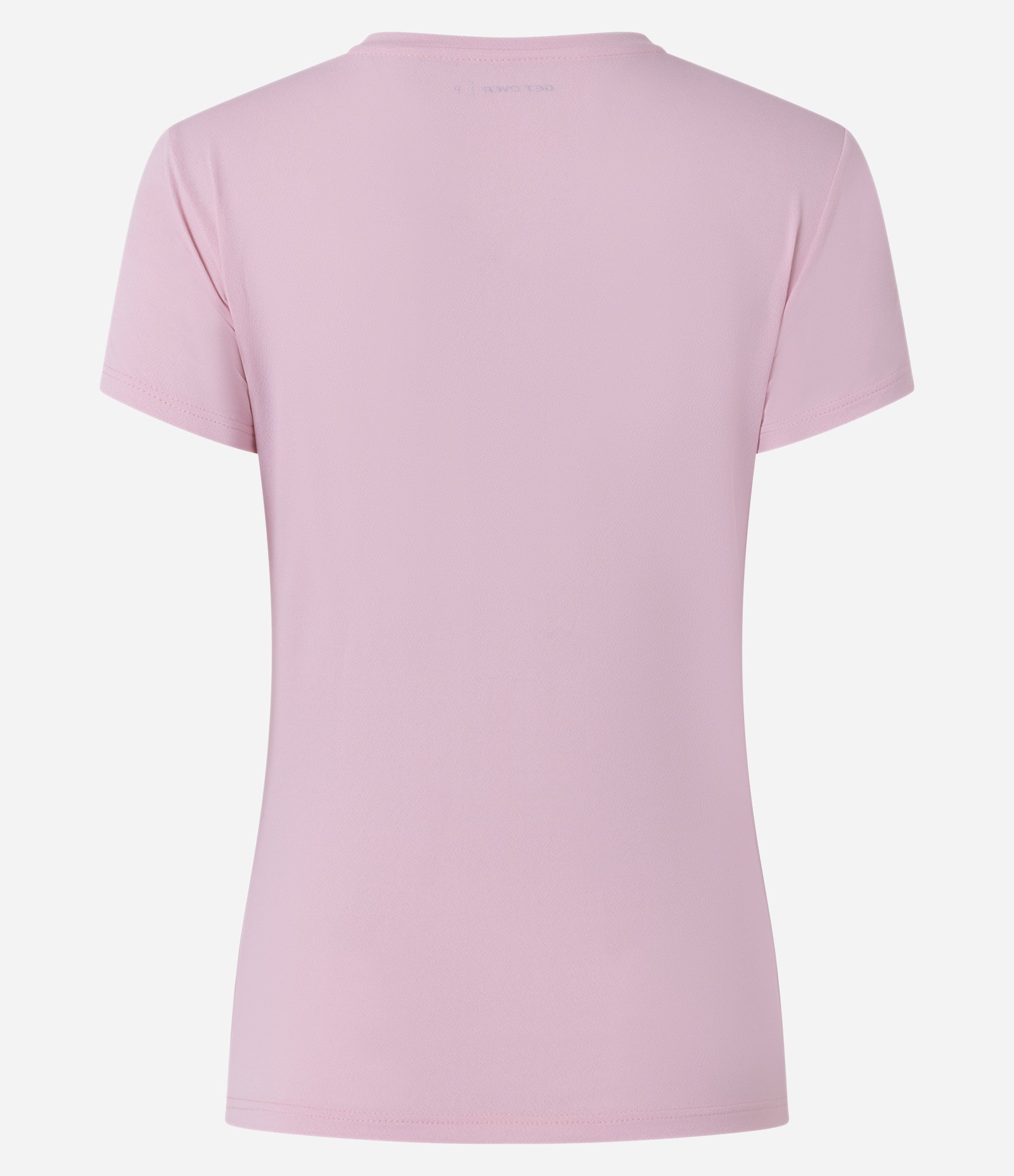 Camiseta Esportiva em Microfibra com Lettering Moving Rosa 6