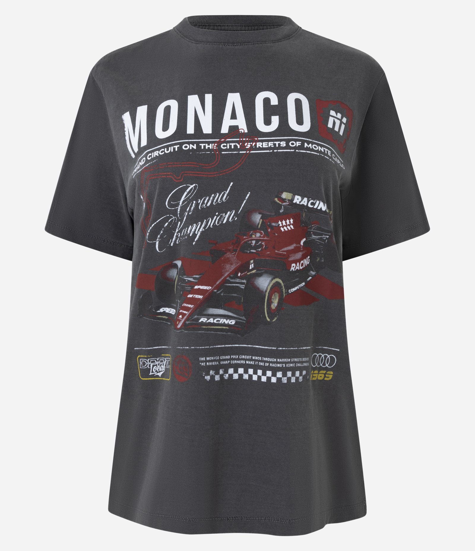 Camiseta Monaco Estampa Carro Automobilismo Preto 5
