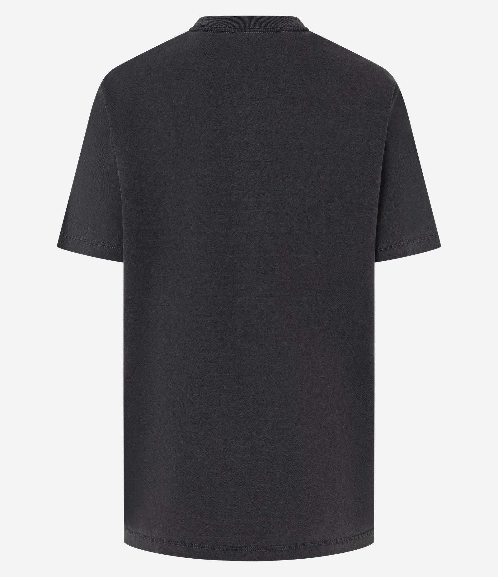 Camiseta em Algodão com Estampa Tyla e Efeito Lavado Preto 6