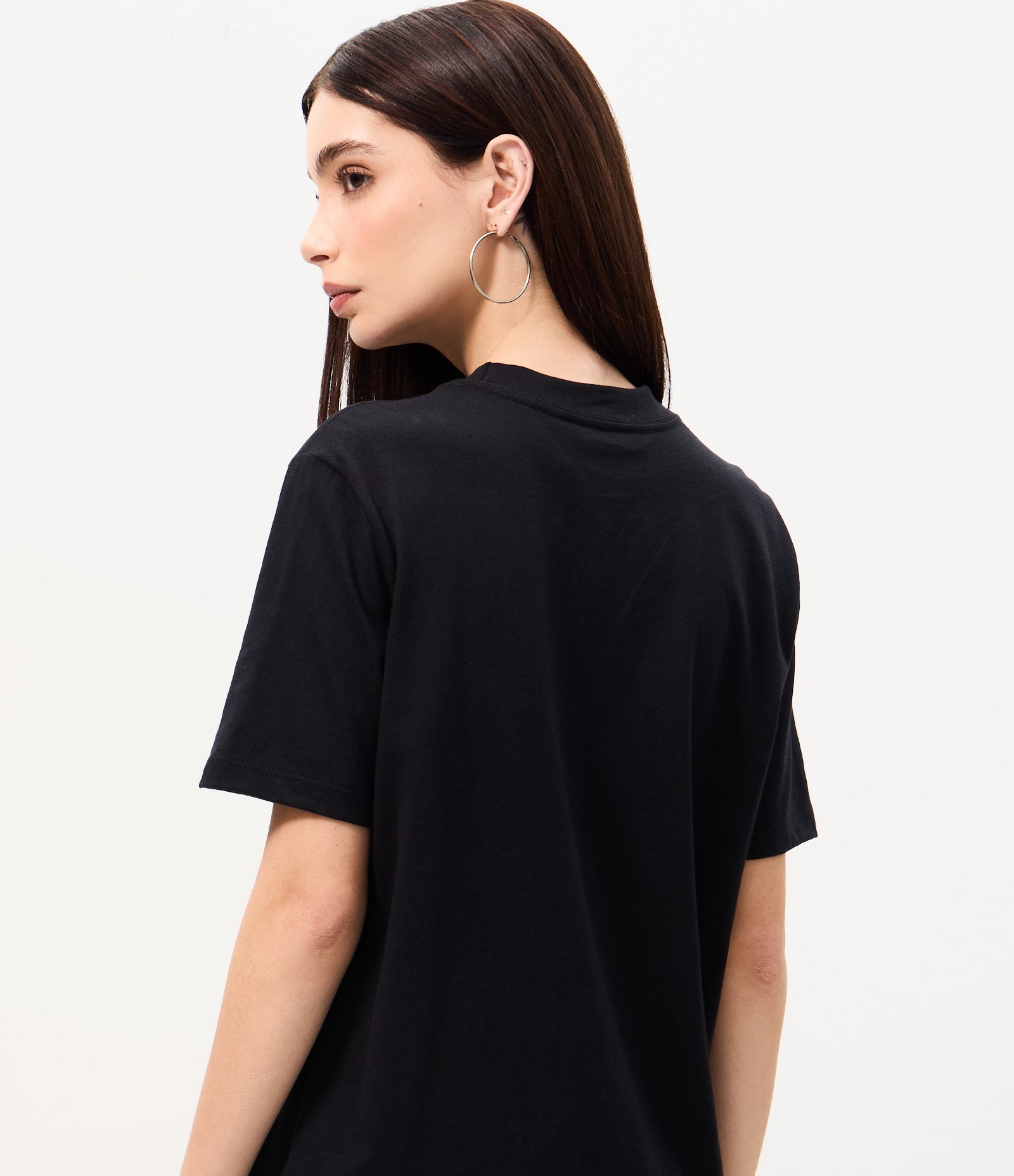 Camiseta em Algodão com Estampa Salvatore Brothers Preto 4