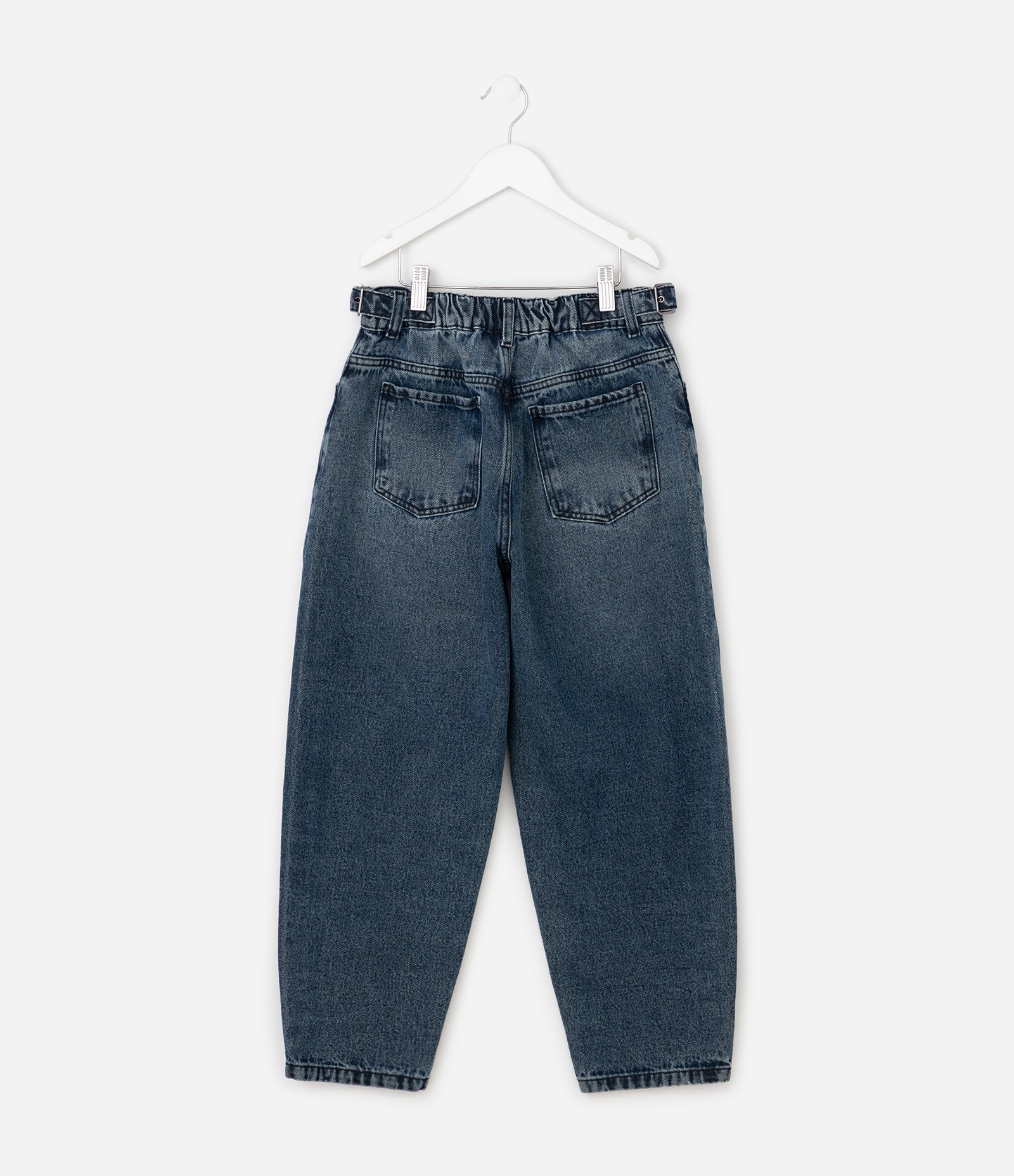 Calca Jeans Infantil Rasgos Frontais - Tam 5 a 16 anos Azul 3