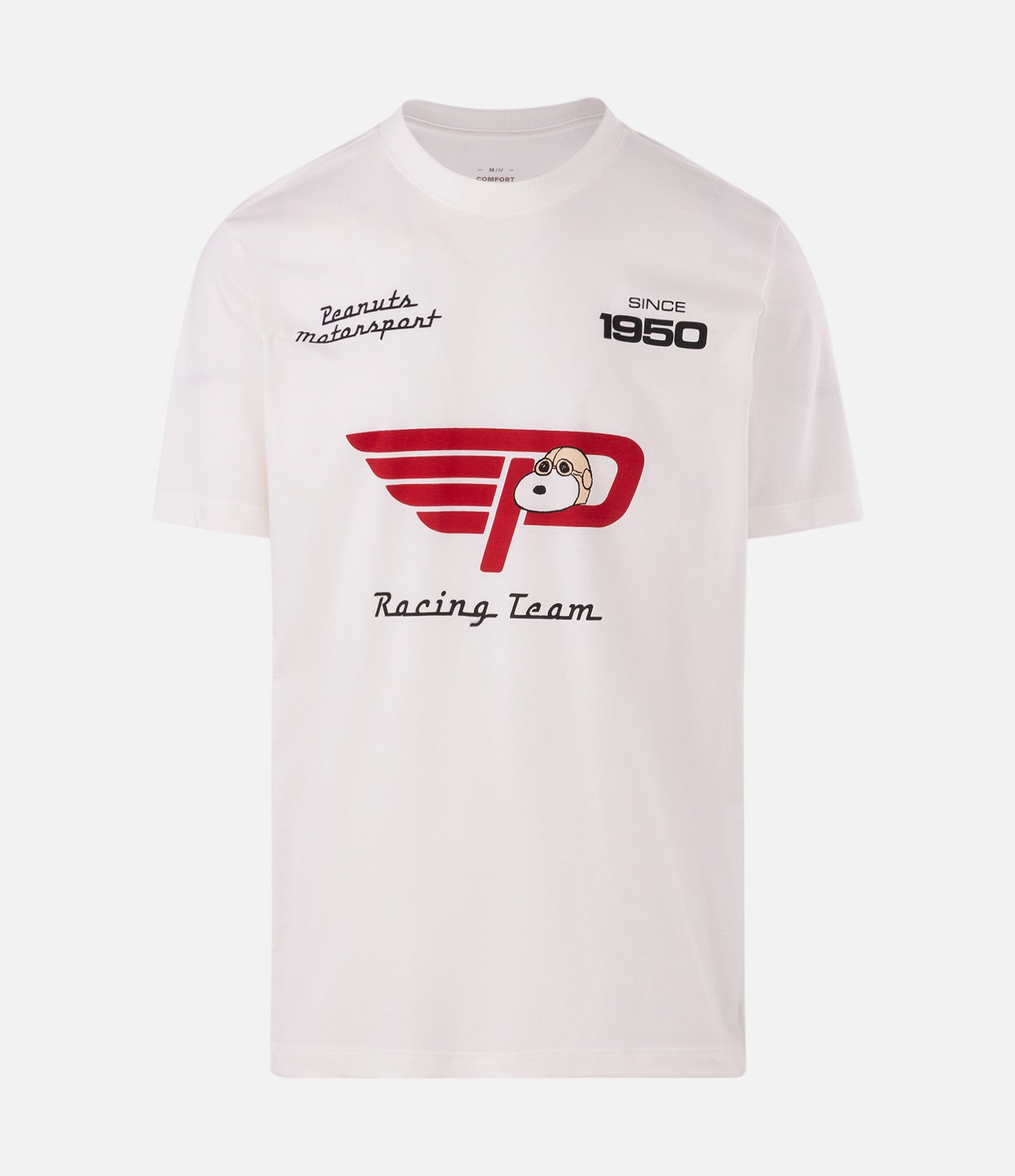 Camiseta Comfort com Estampa Snoopy Branco 1