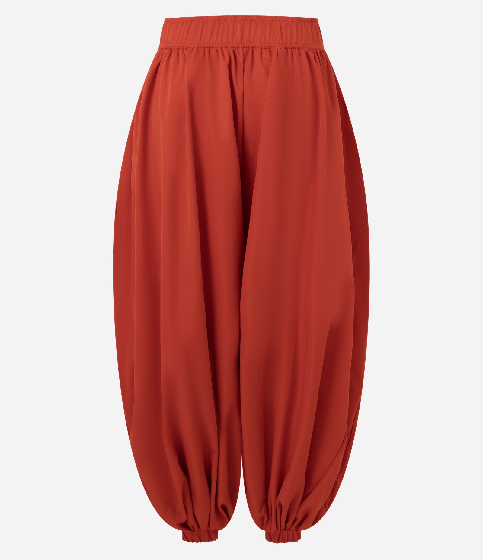 Calça Maxi Aladim Volumosa com Elástico na Barra Vermelho 6