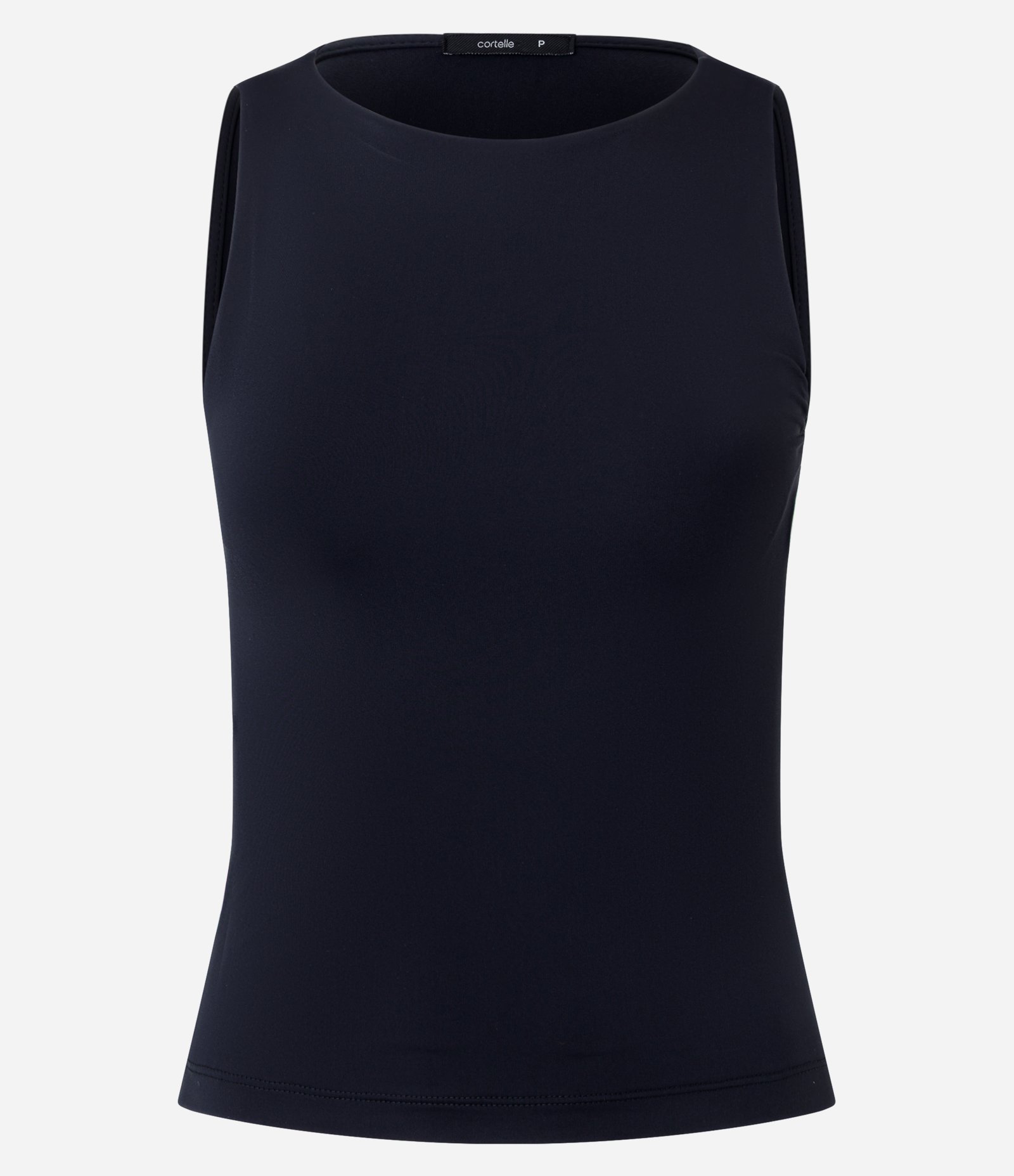 Blusa em Poliamida com Gola Redonda Preto 1