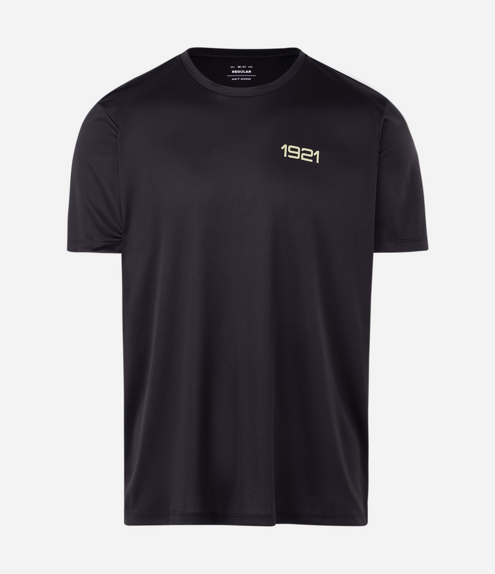 Camiseta Esportiva Dry Futebol com Recortes Preto 4