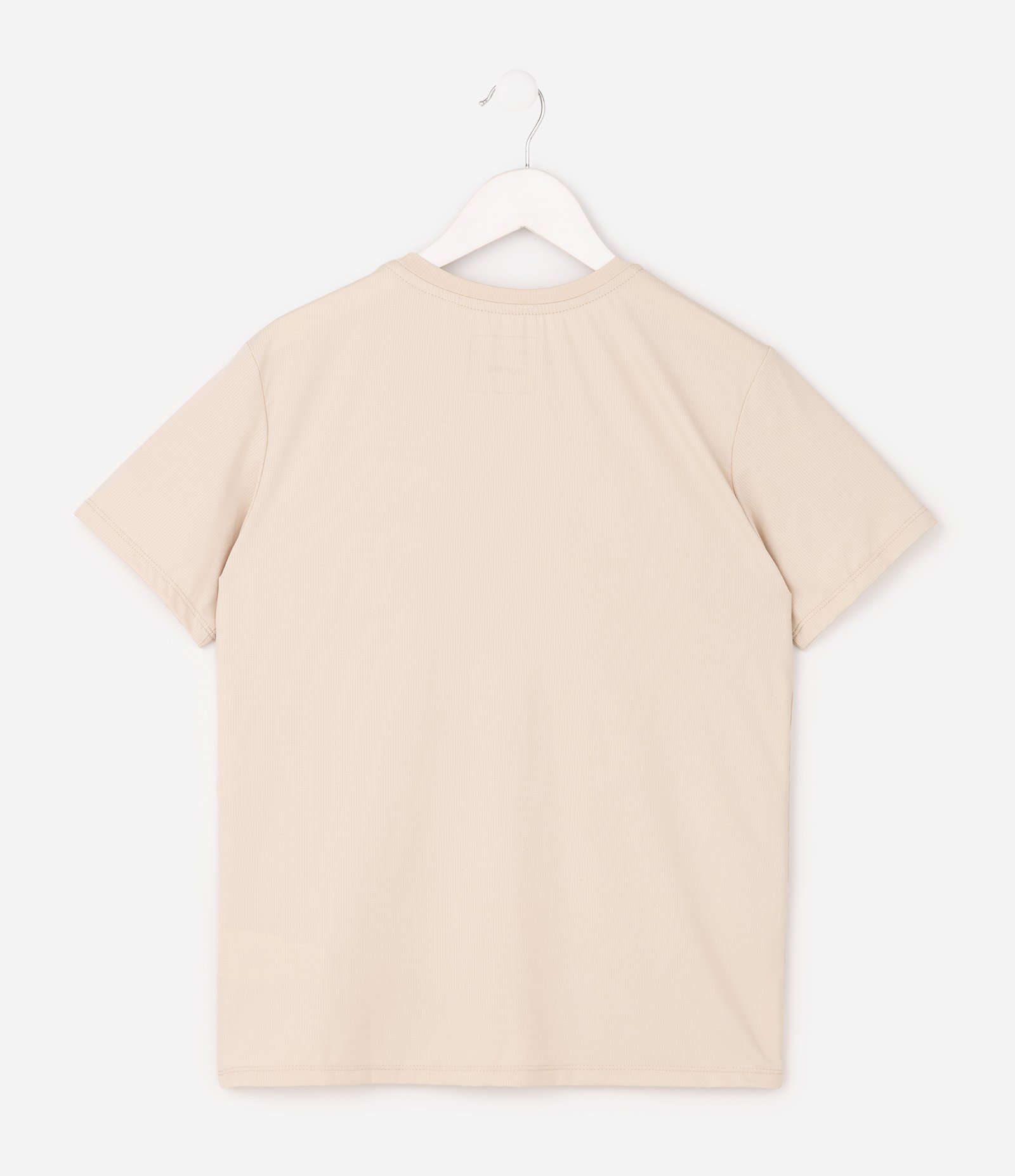 Camiseta Infantil Dry em Poliamida - Tam 5 a 14 Anos Bege 3