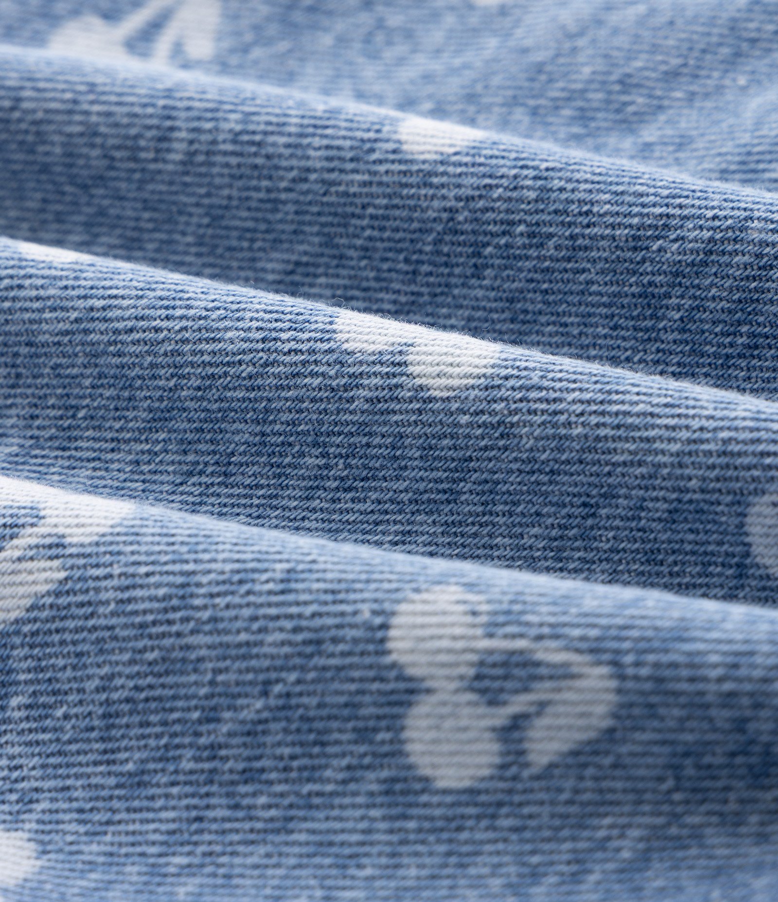 Short Saia Jeans com Estampa de Cerejas Infantil - Tam 5 a 16 Anos Azul 3