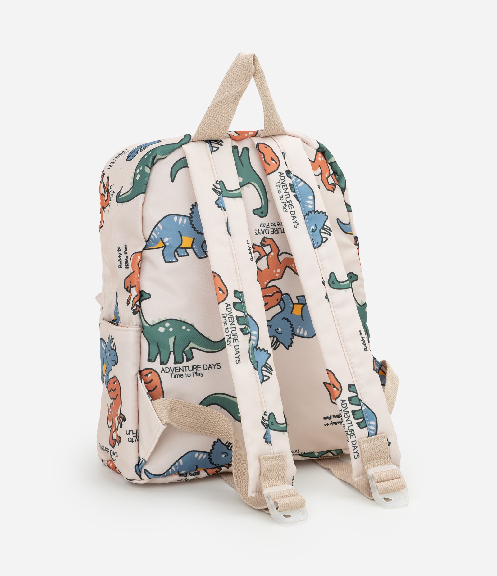 Mochila Infantil Accessories Estampa Dinossauros -Tam Único Off White 5