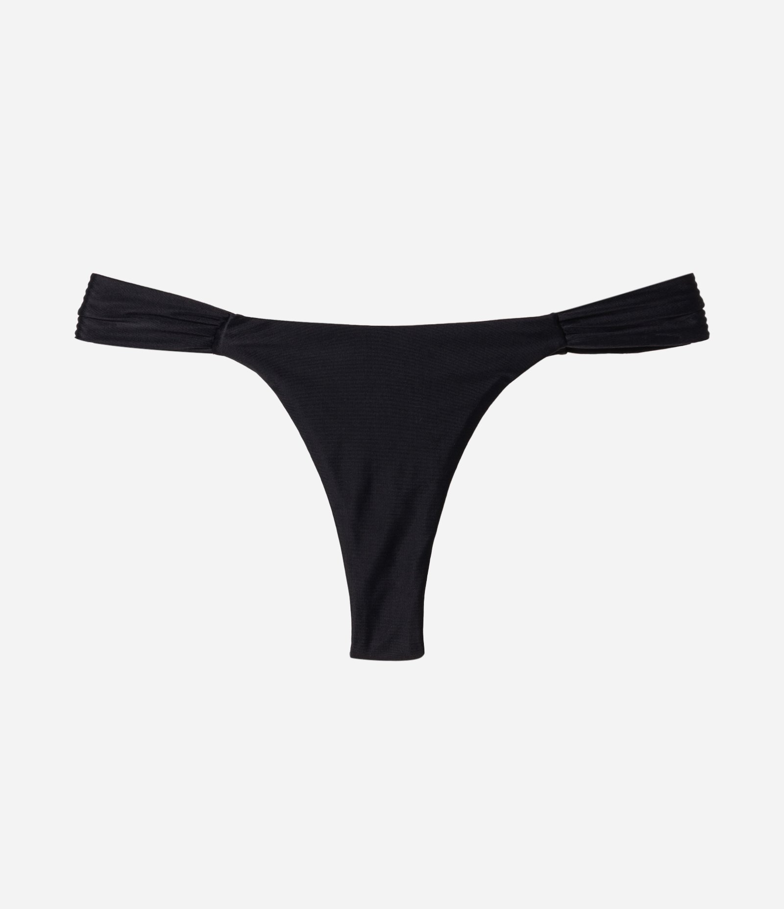 Biquini Calcinha Asa Delta com Lateral Drapeada Preto 5