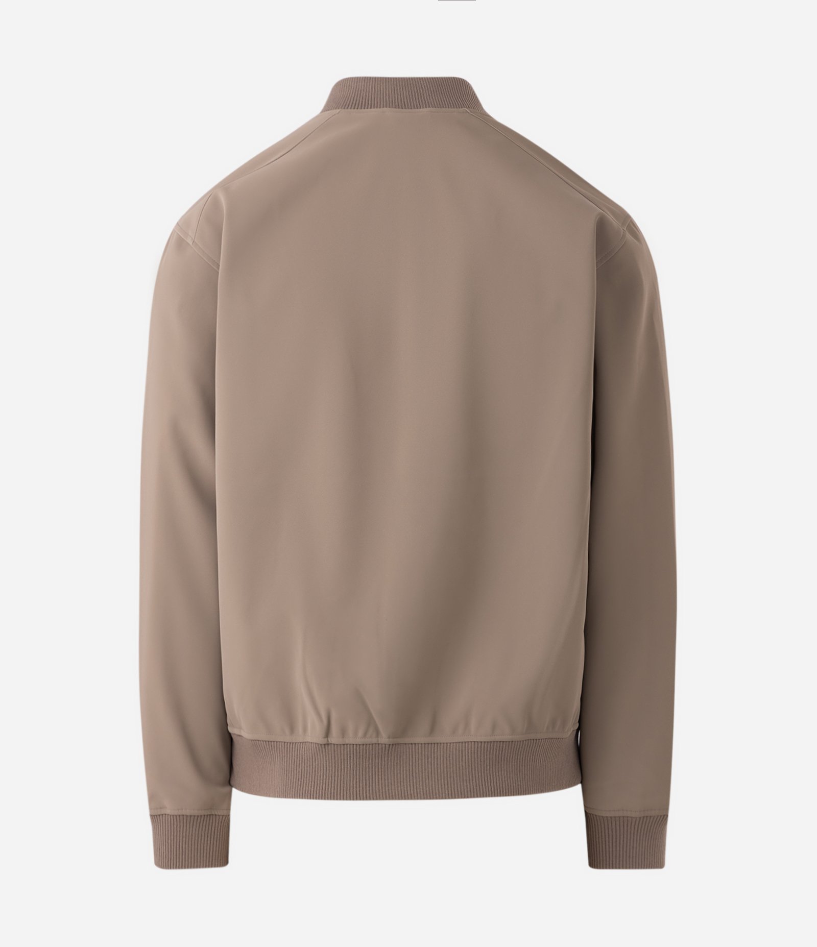 Jaqueta Bomber com Bolso Interno e Textura Emborrachada Marrom 2