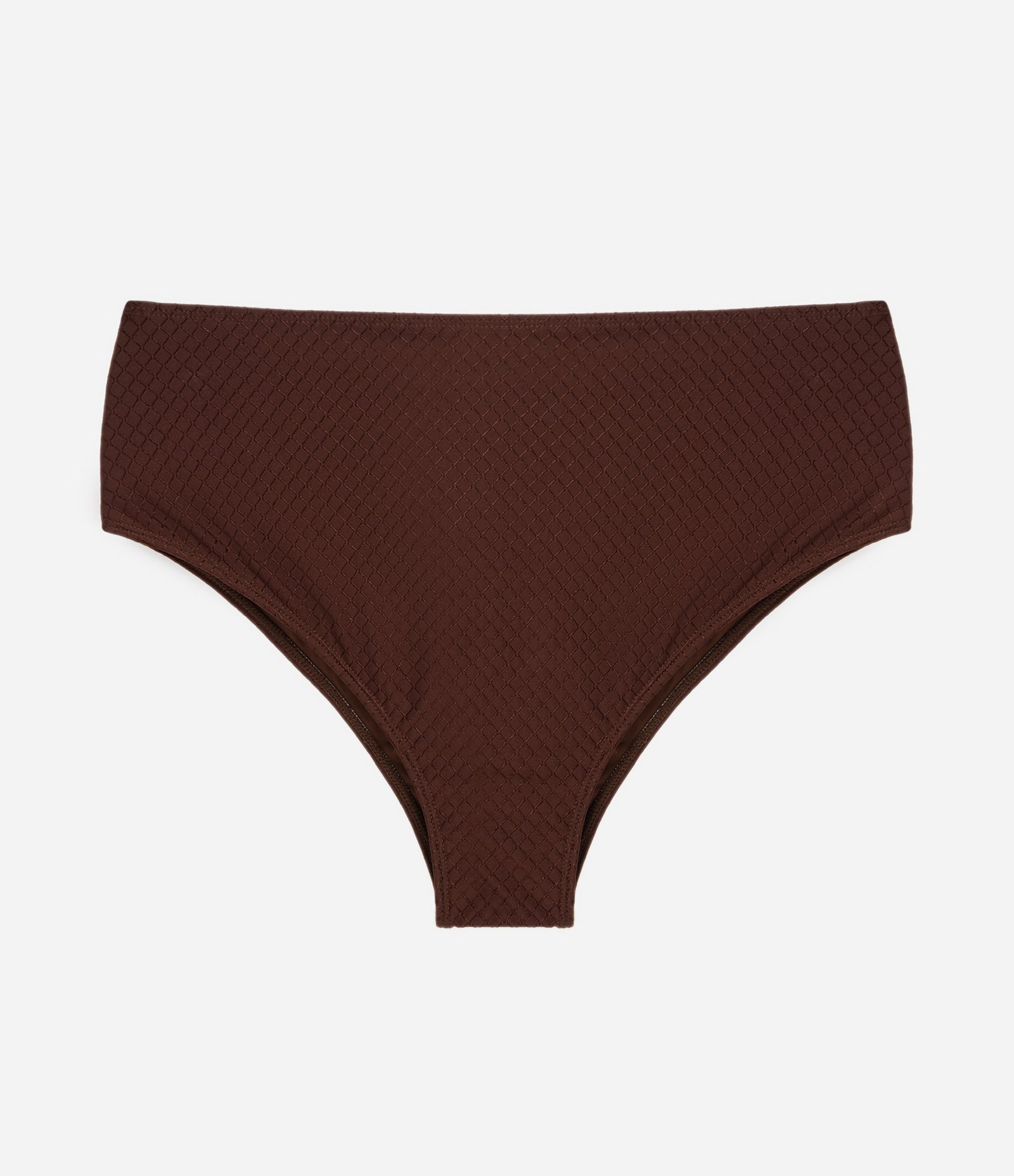 Biquíni Bottom Hot Pant em Microfibra UV 50+ Curve & Plus Size Marrom 1
