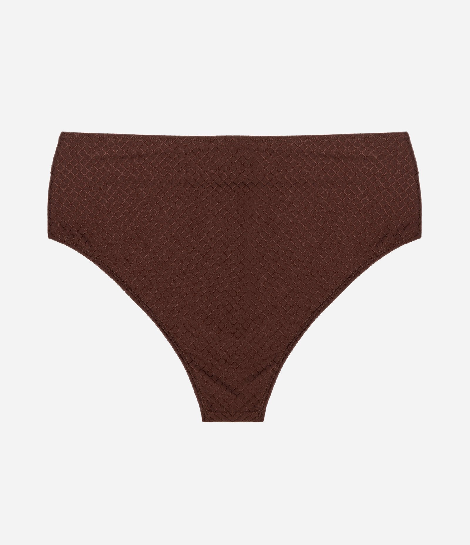 Biquíni Bottom Hot Pant em Microfibra UV 50+ Curve & Plus Size Marrom 2