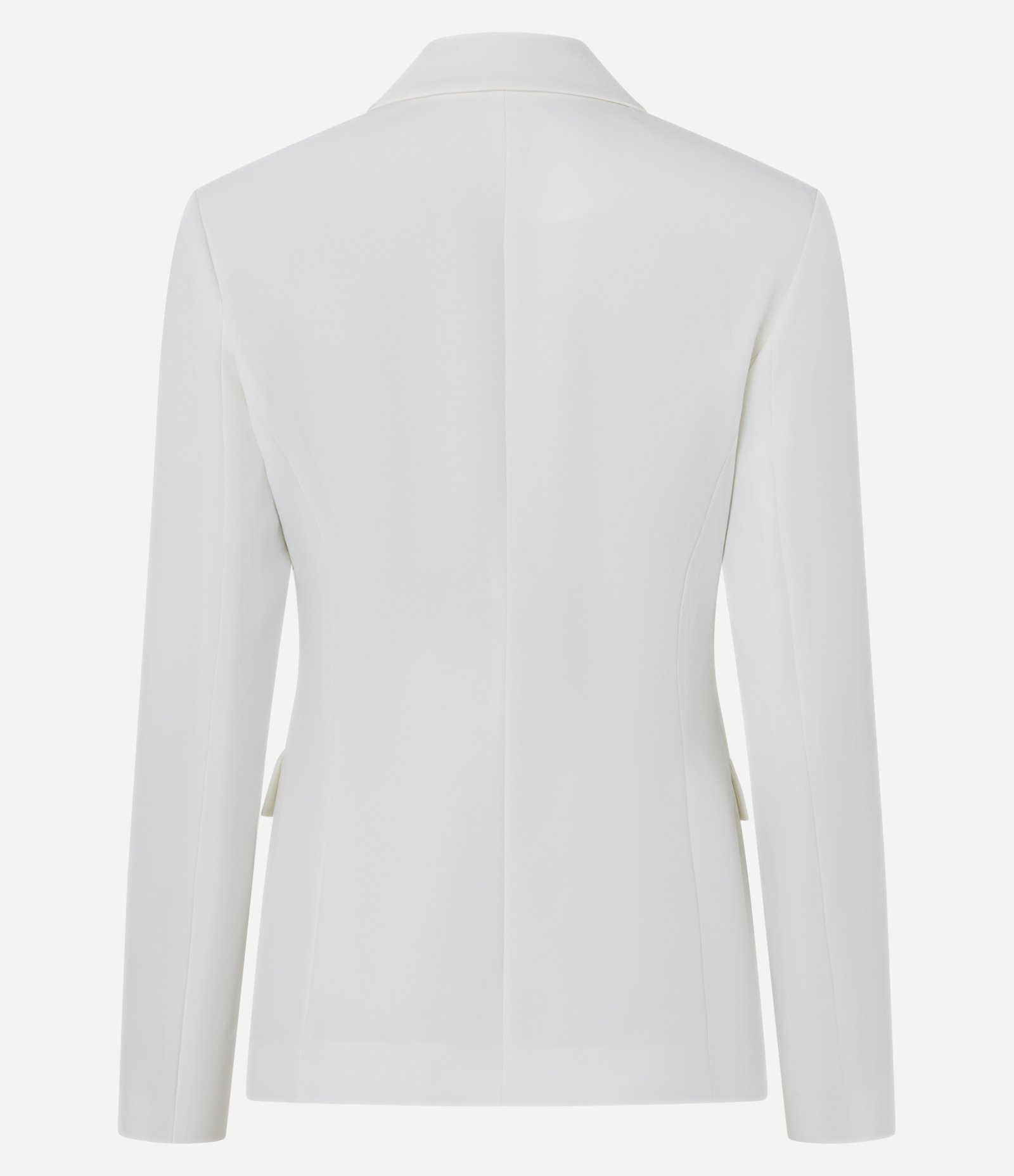 Blazer Acinturado em Alfaiataria com Bolsos Branco 2