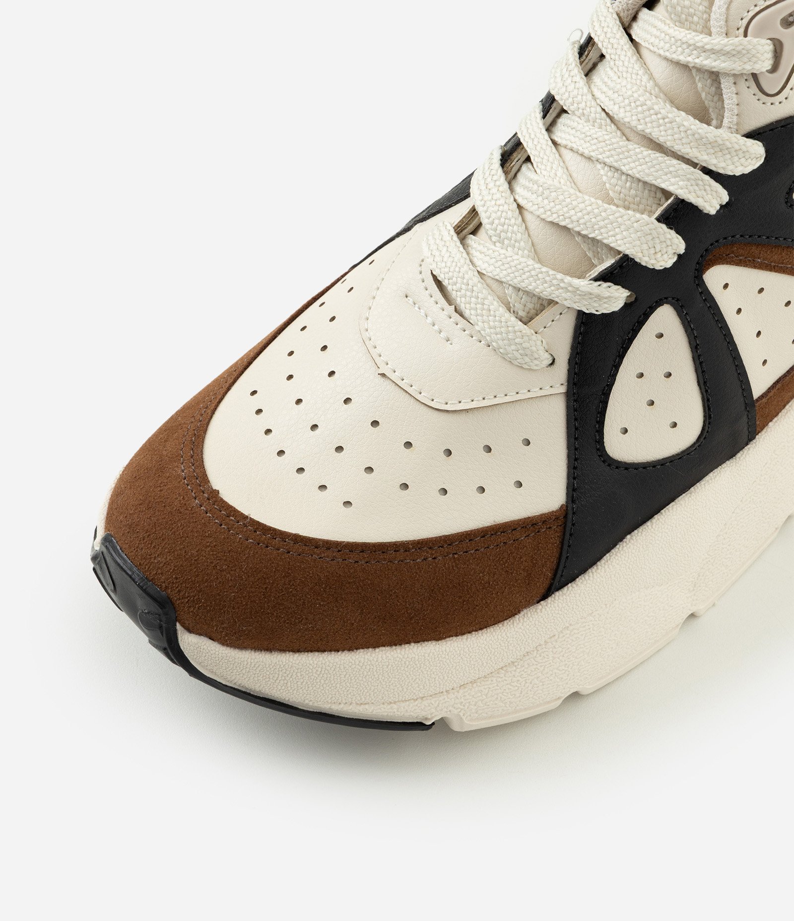 Tênis Chunky Mid com Recortes Branco 5
