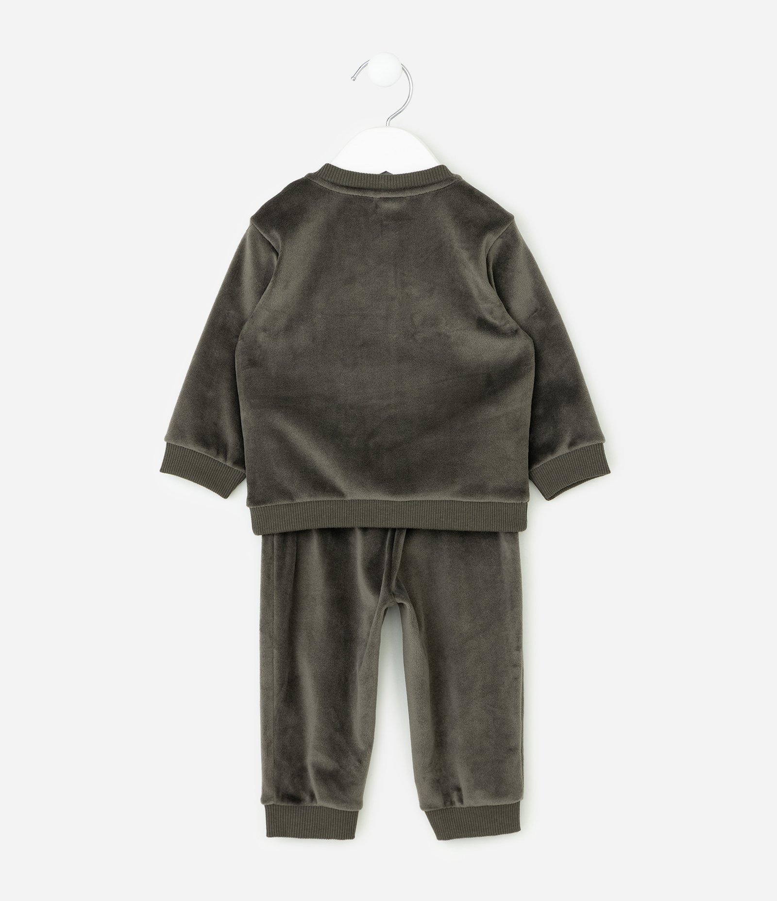 Conjunto Bebê com Bordado Urso – Tam 0 a 18 Meses Verde Escuro 3