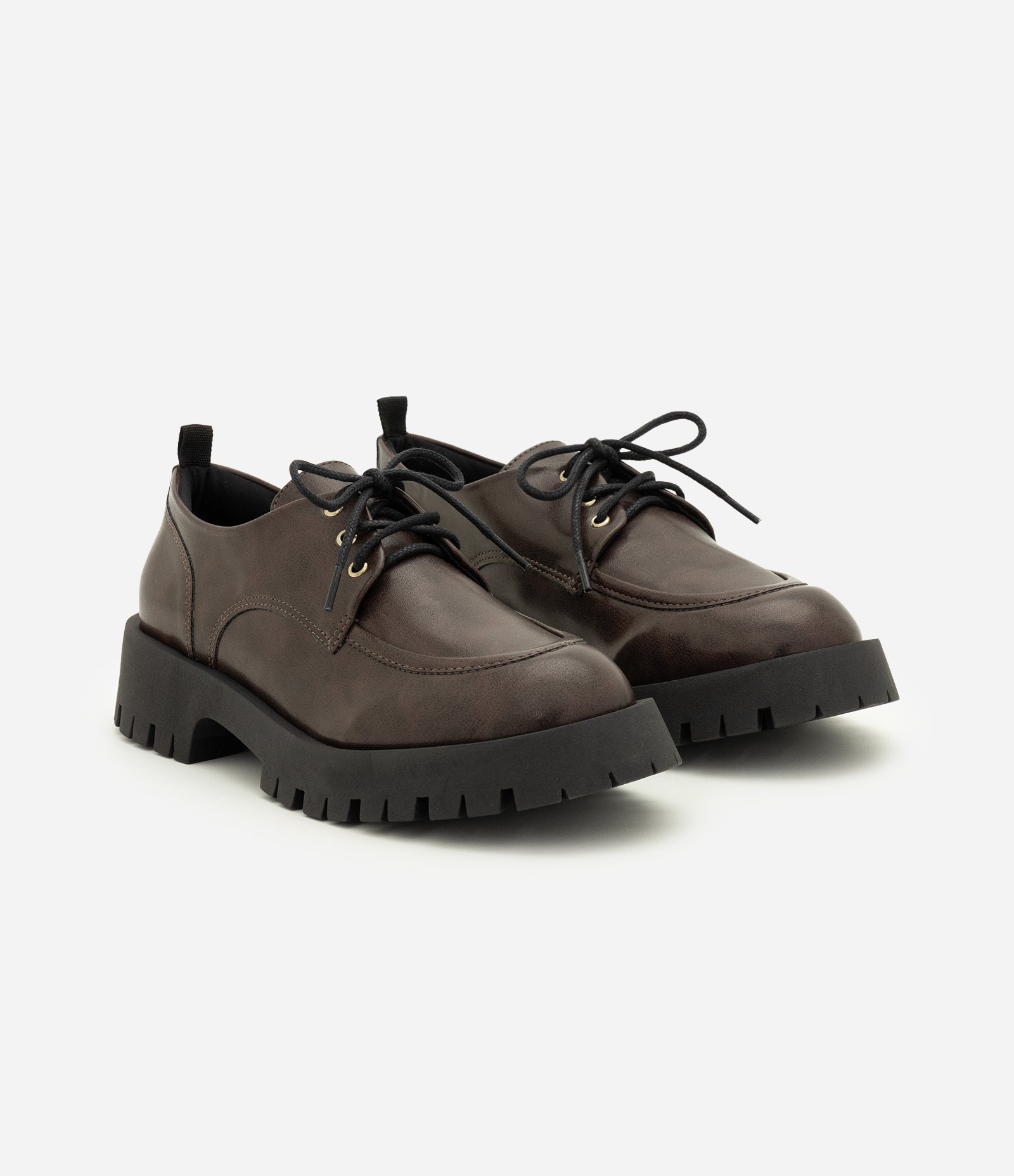 Mocassim Dockside em PU com Sola Tratorada Marrom 2