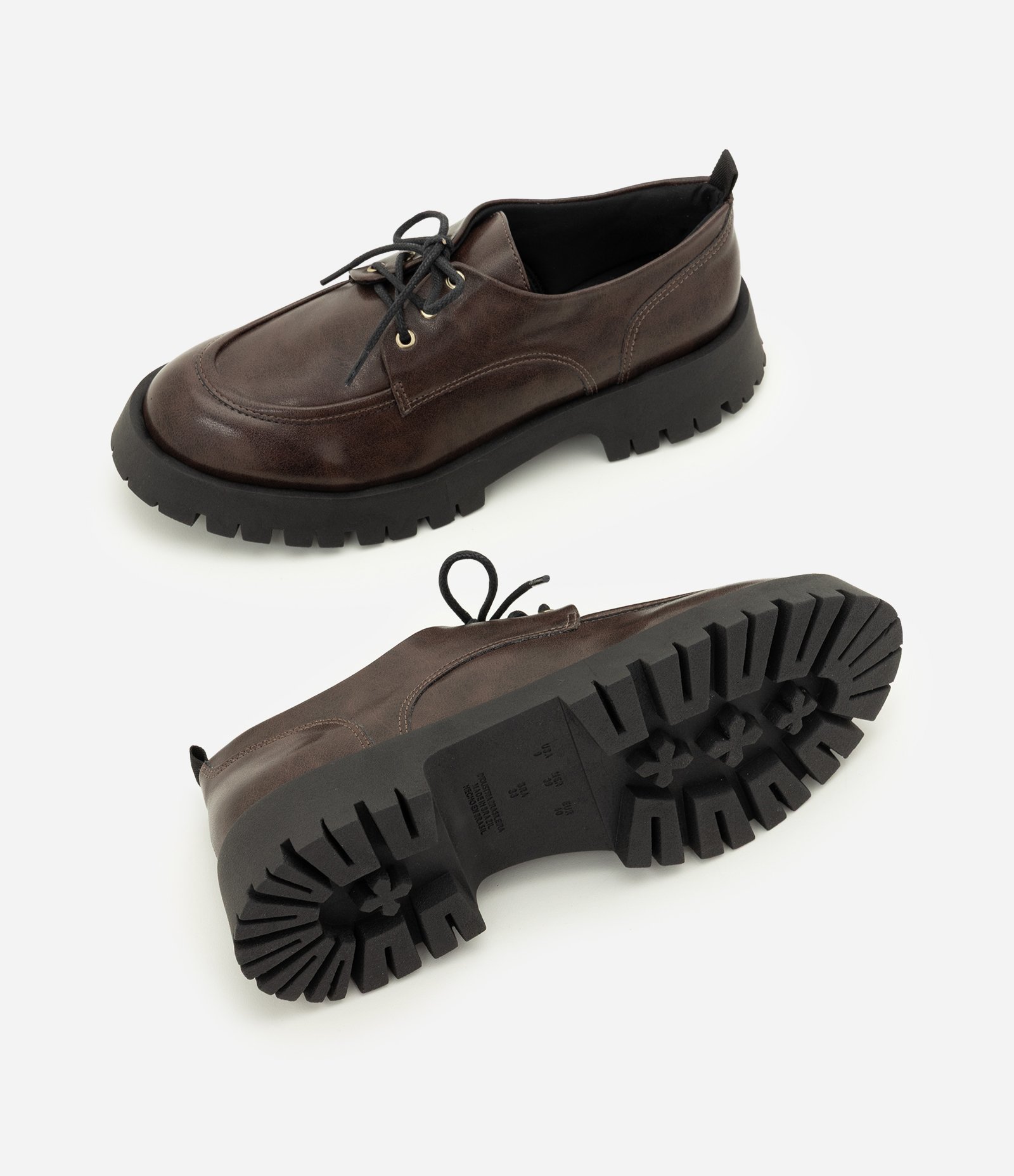 Mocassim Dockside em PU com Sola Tratorada Marrom 4