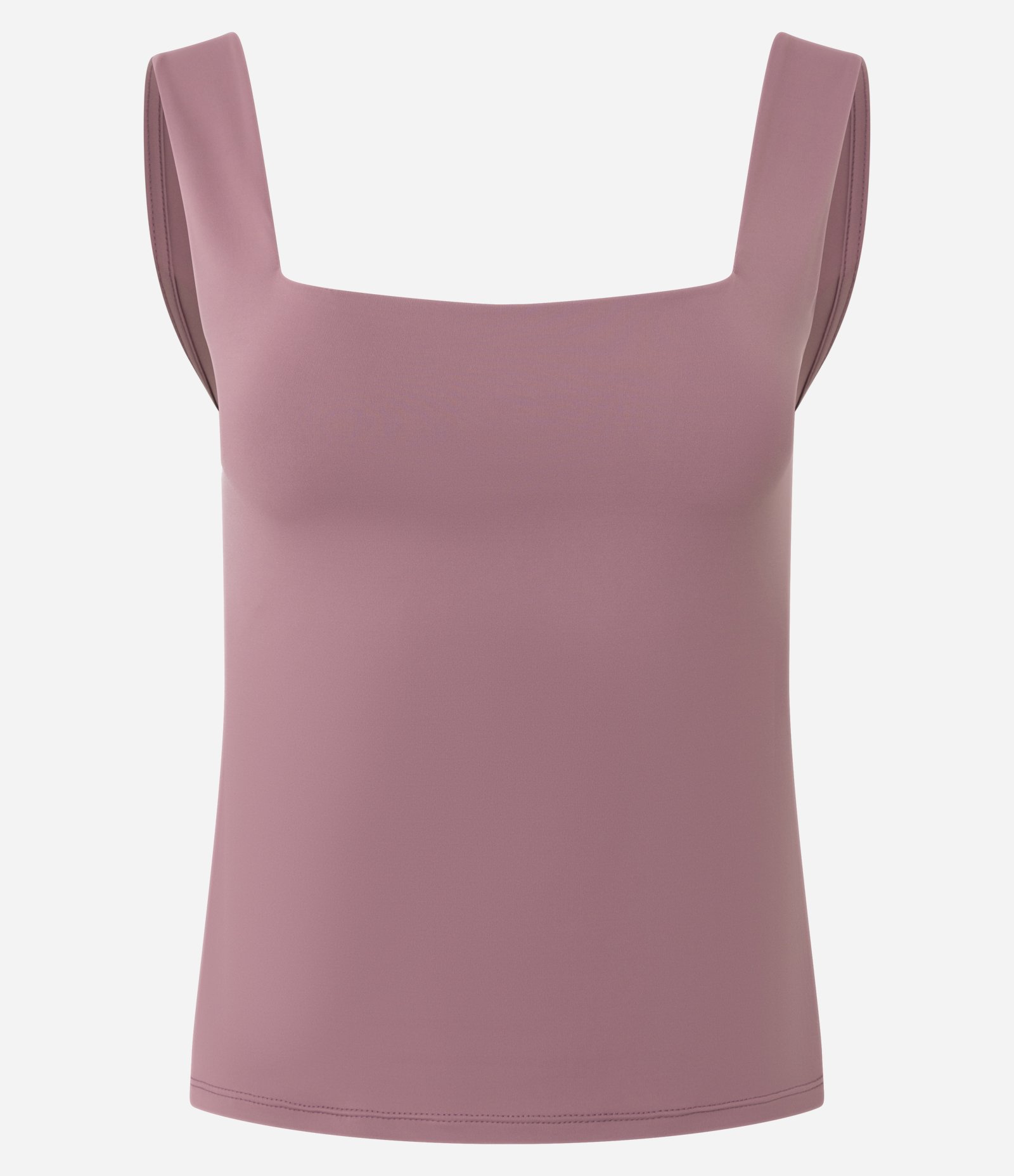Blusa Básica em Poliamida com Decote Quadrado Rosa 5