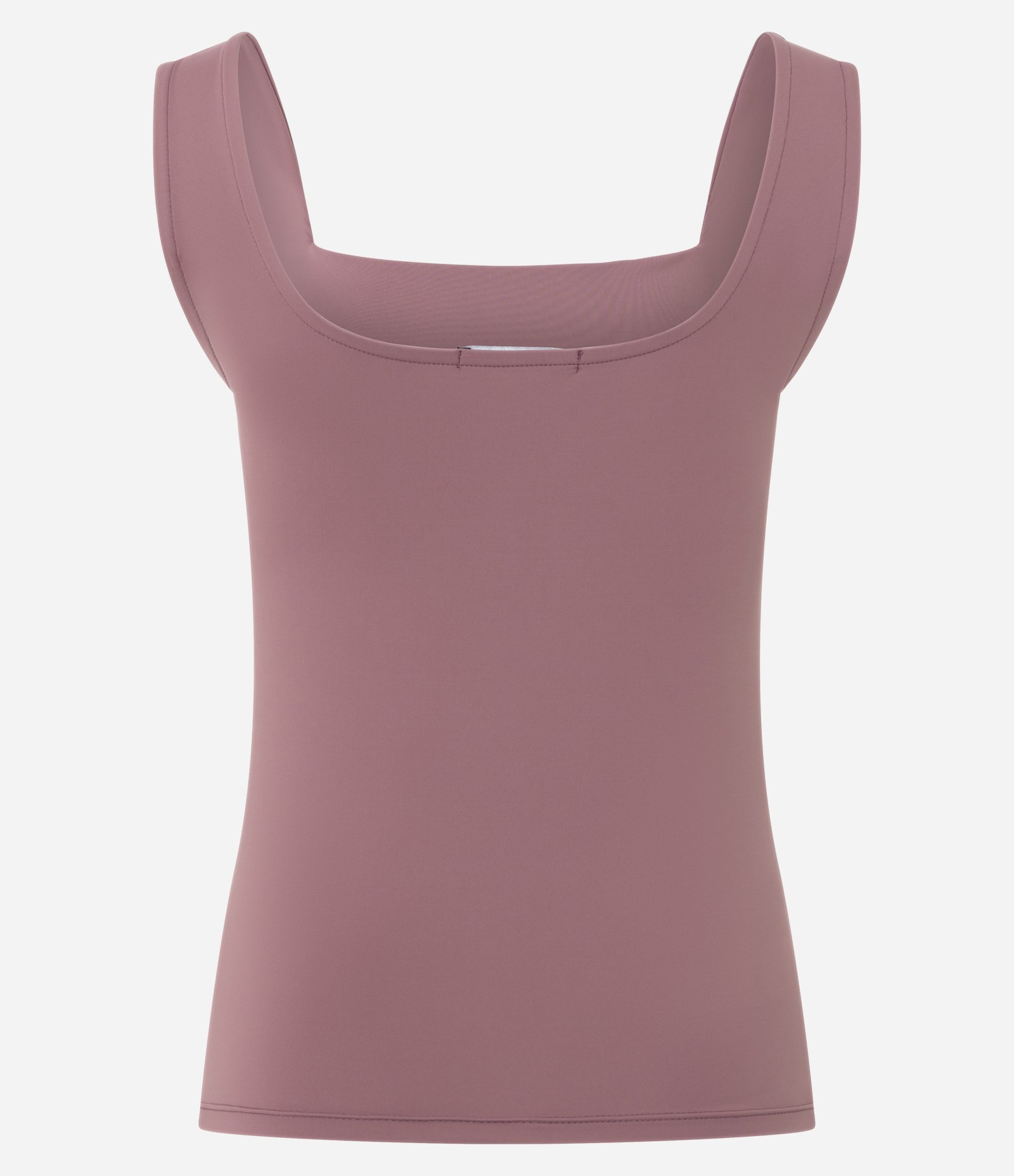 Blusa Básica em Poliamida com Decote Quadrado Rosa 6