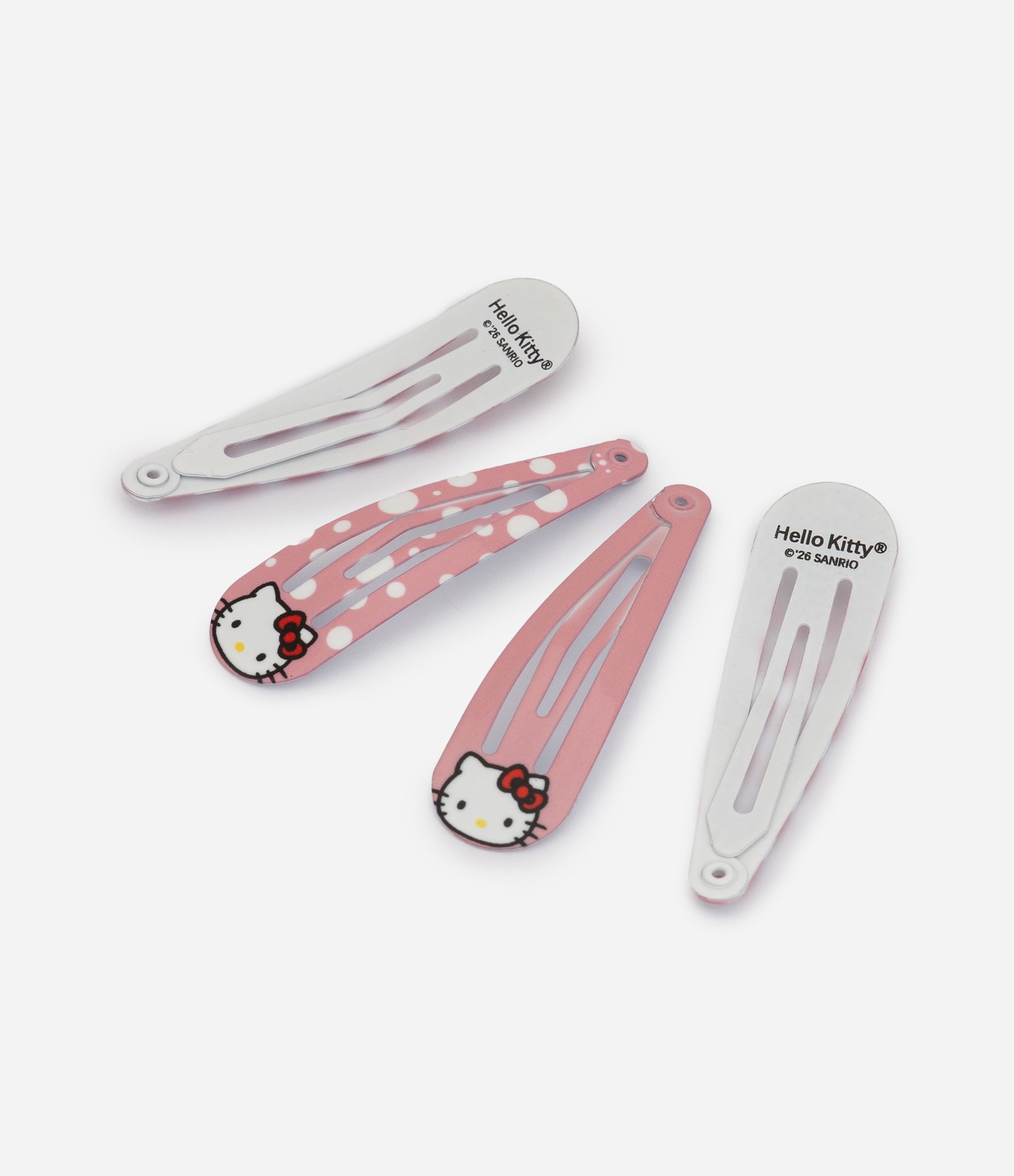 Kit 4 Presilha De Cabelo Infantil Hello Kitty - Tam Único Rosa 2