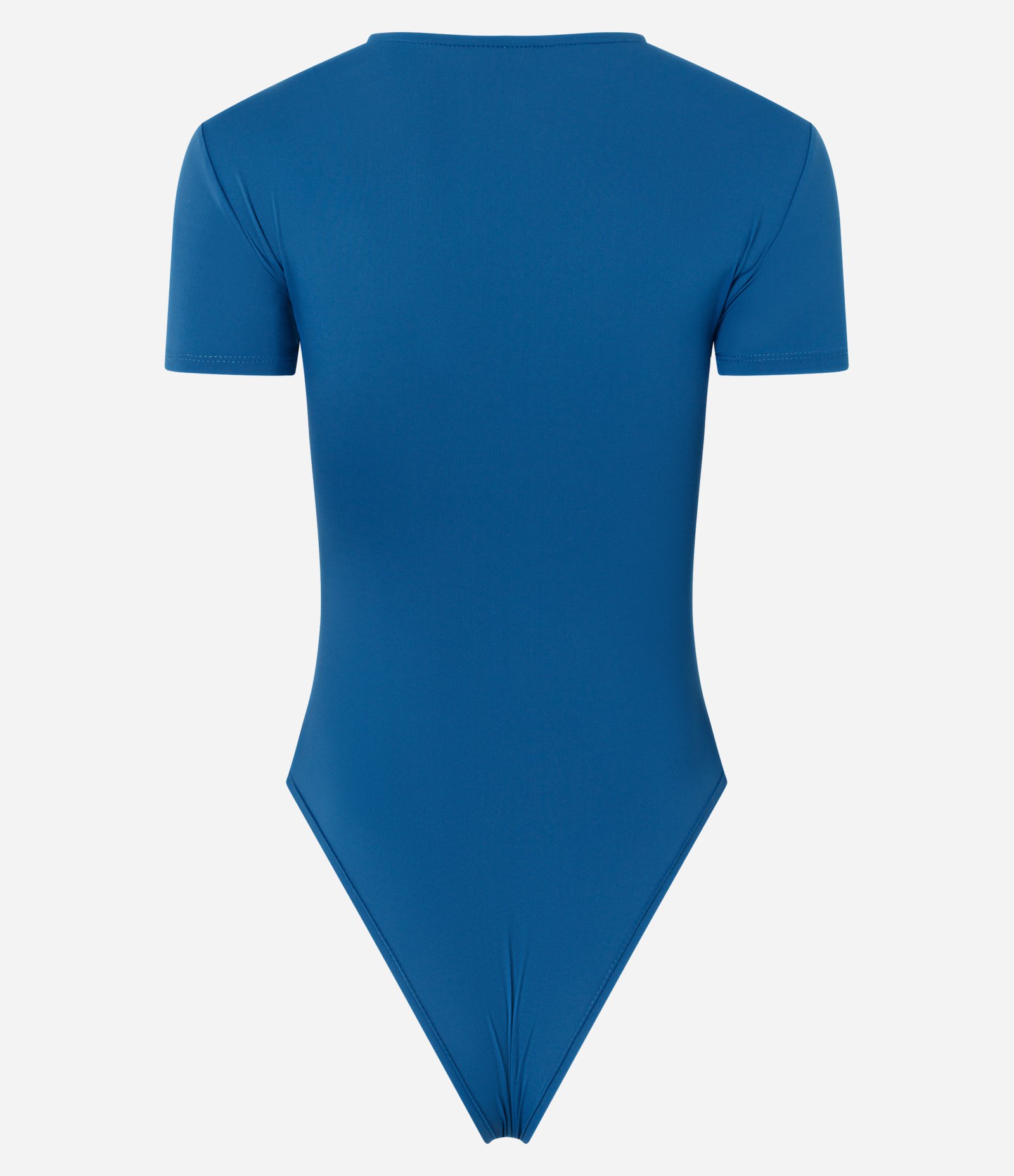 Body Básico em Poliamida com Mangas Curtas Azul 2