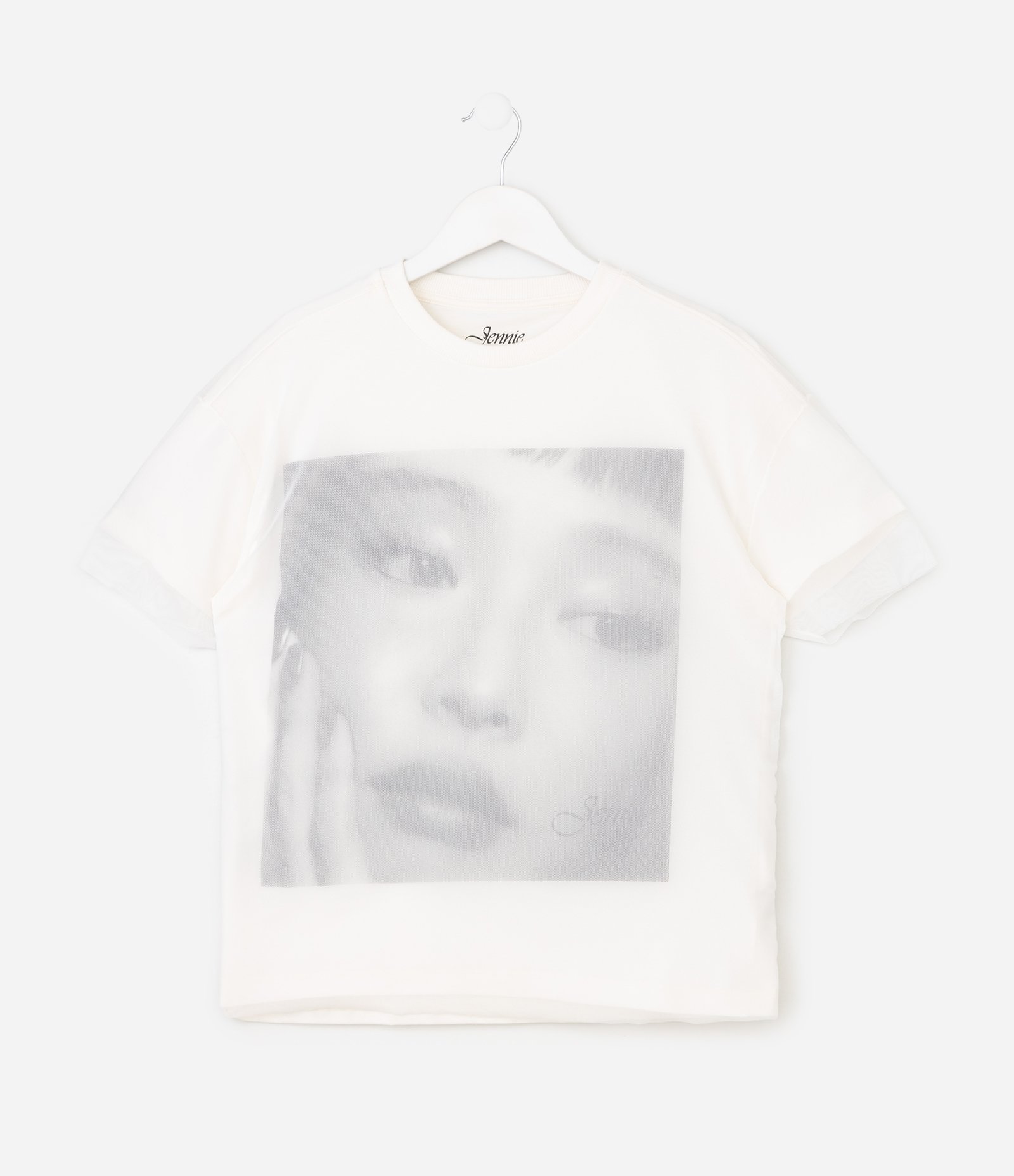 Camiseta Infantil com Sobreposição de Tule - Tam 5 A 16 Anos Branco 2
