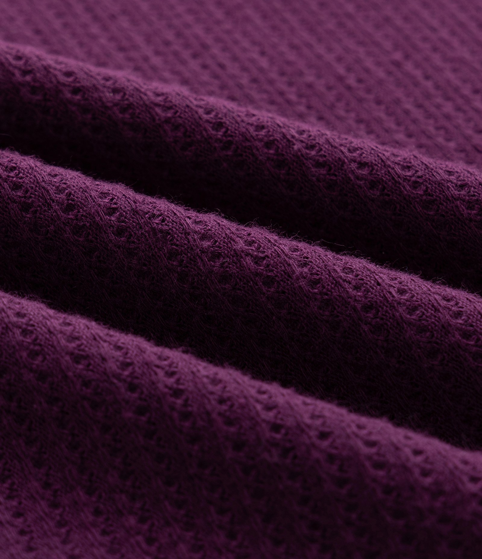 Camisa Polo Regular em Jacquard Texturizada Roxo 3