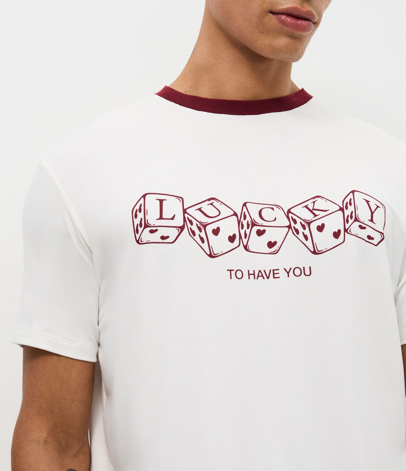 Pijama Longo Namorados Lucky to Have You Branco 3
