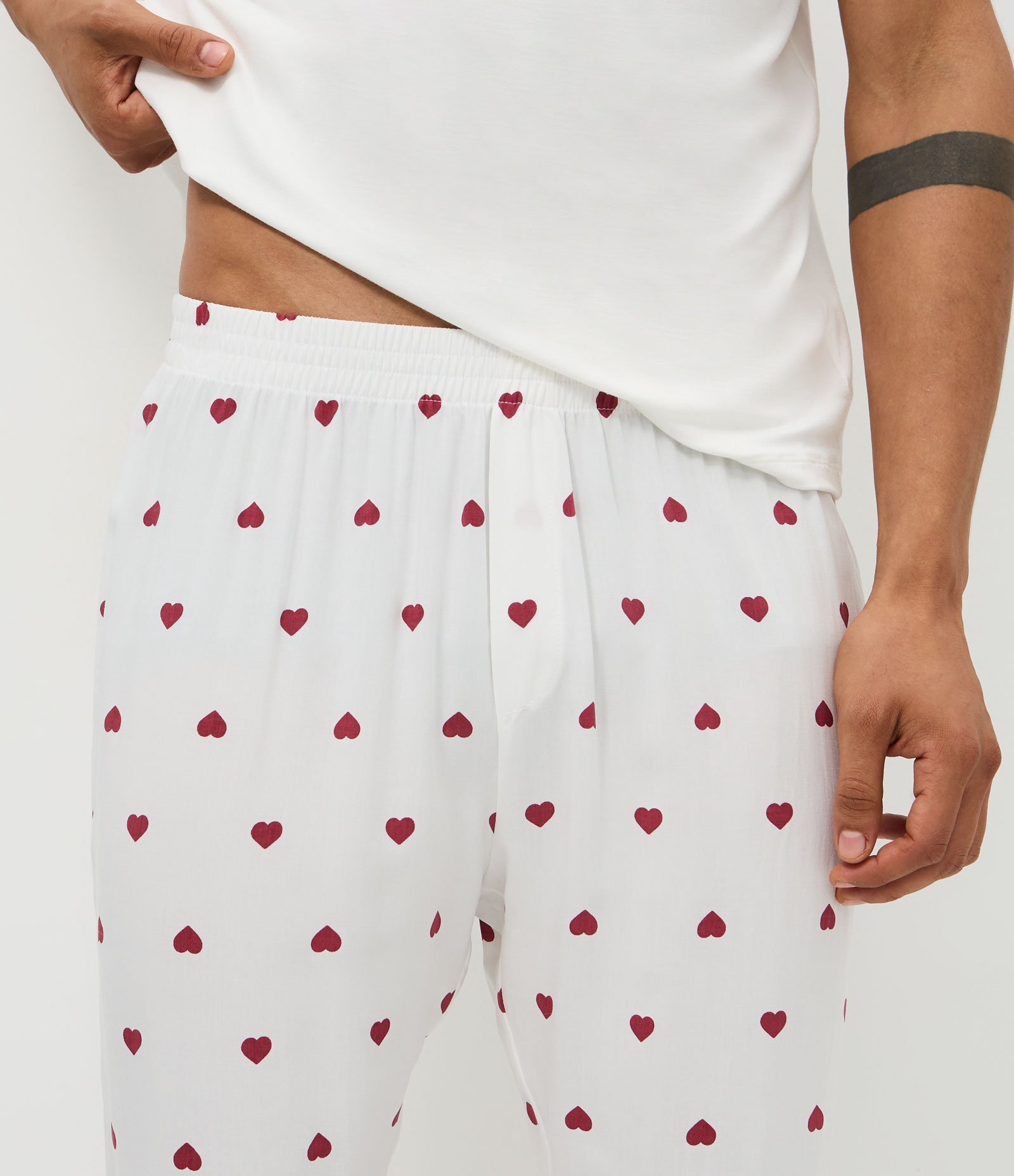 Pijama Longo Namorados Lucky to Have You Branco 4