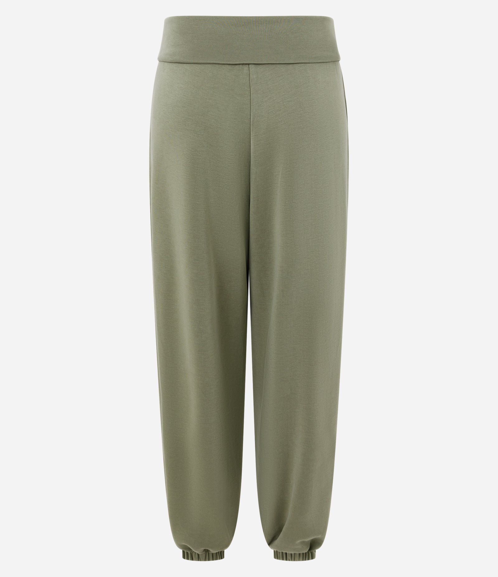 Calça Aladim em Microfibra com Cós Largo Verde 6